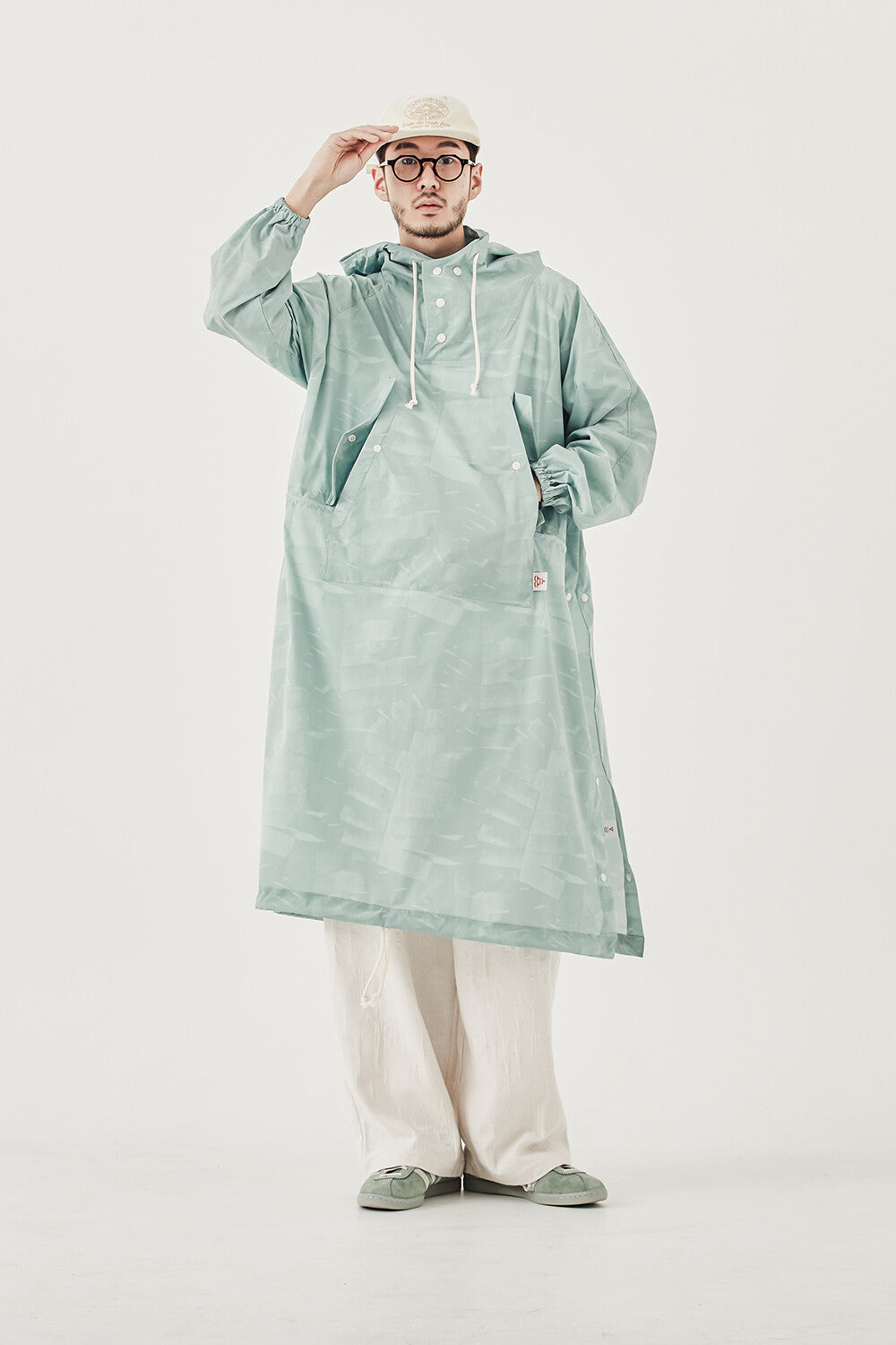 G61201A_SKY | MOUNTAIN LONG ANORAK-SKY | Color:Sky【GORT_ゴート】