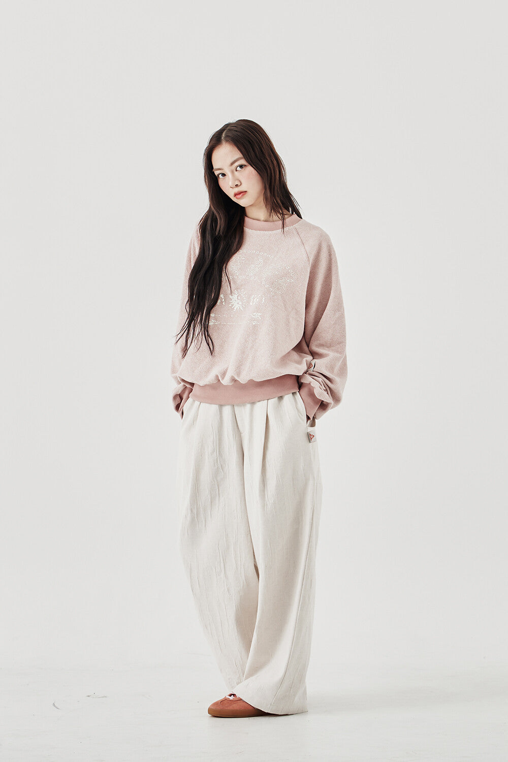 G61401_PST.PK | INSIDEOUT SWEAT SHIRT-PST.PK | Color:Pink【GORT_ゴート】【archive】