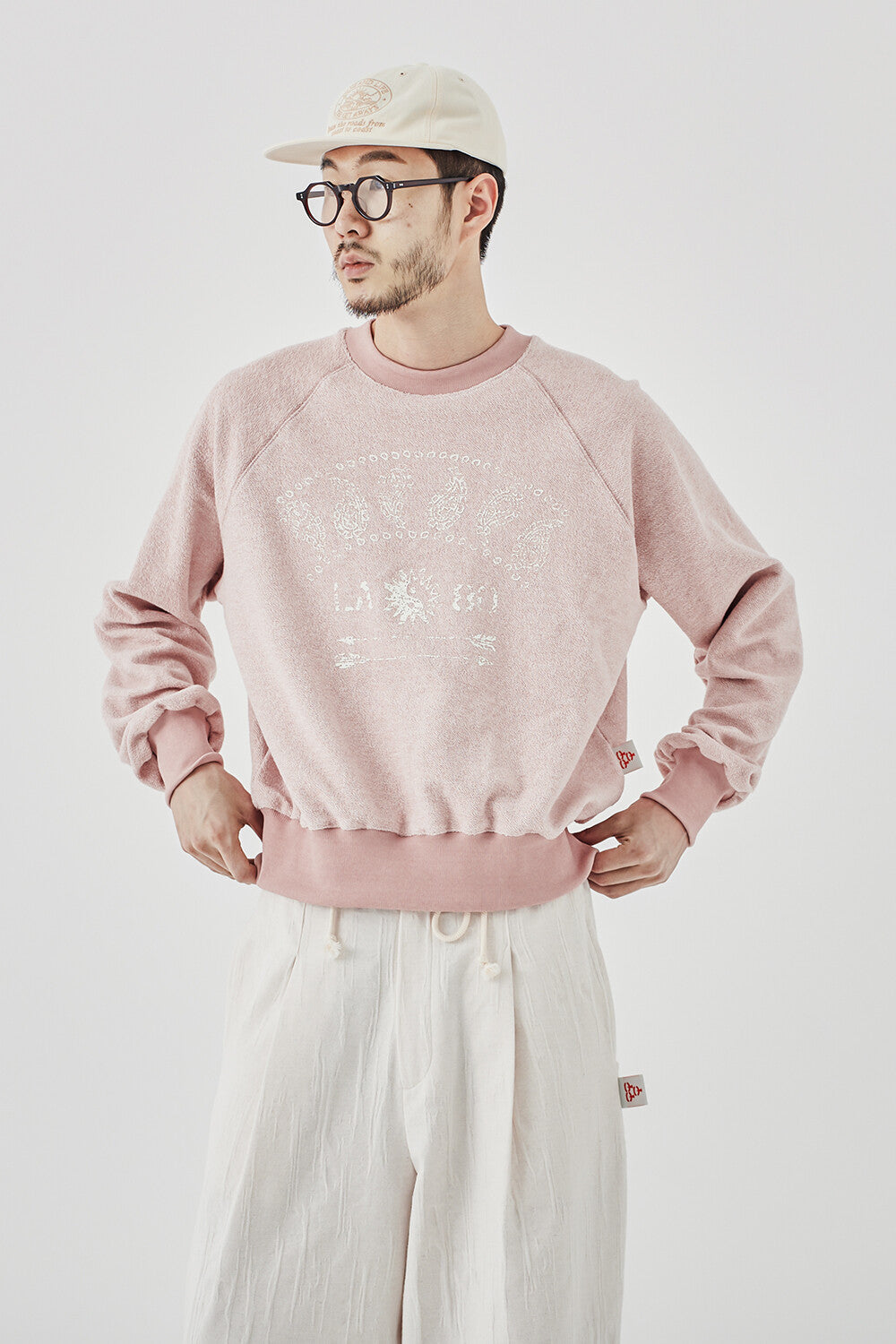 G61401_PST.PK | INSIDEOUT SWEAT SHIRT-PST.PK | Color:Pink【GORT_ゴート】【archive】