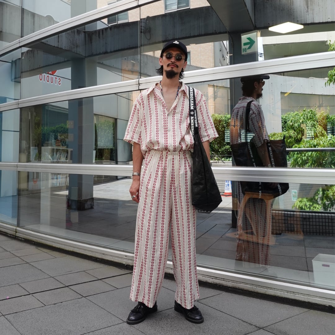 Market Big Bag | Color:ブラック / ホワイトムスク / イエロー / グラスグリーン / オレンジ【AMBERGLEAM_アンバーグリーム】|
