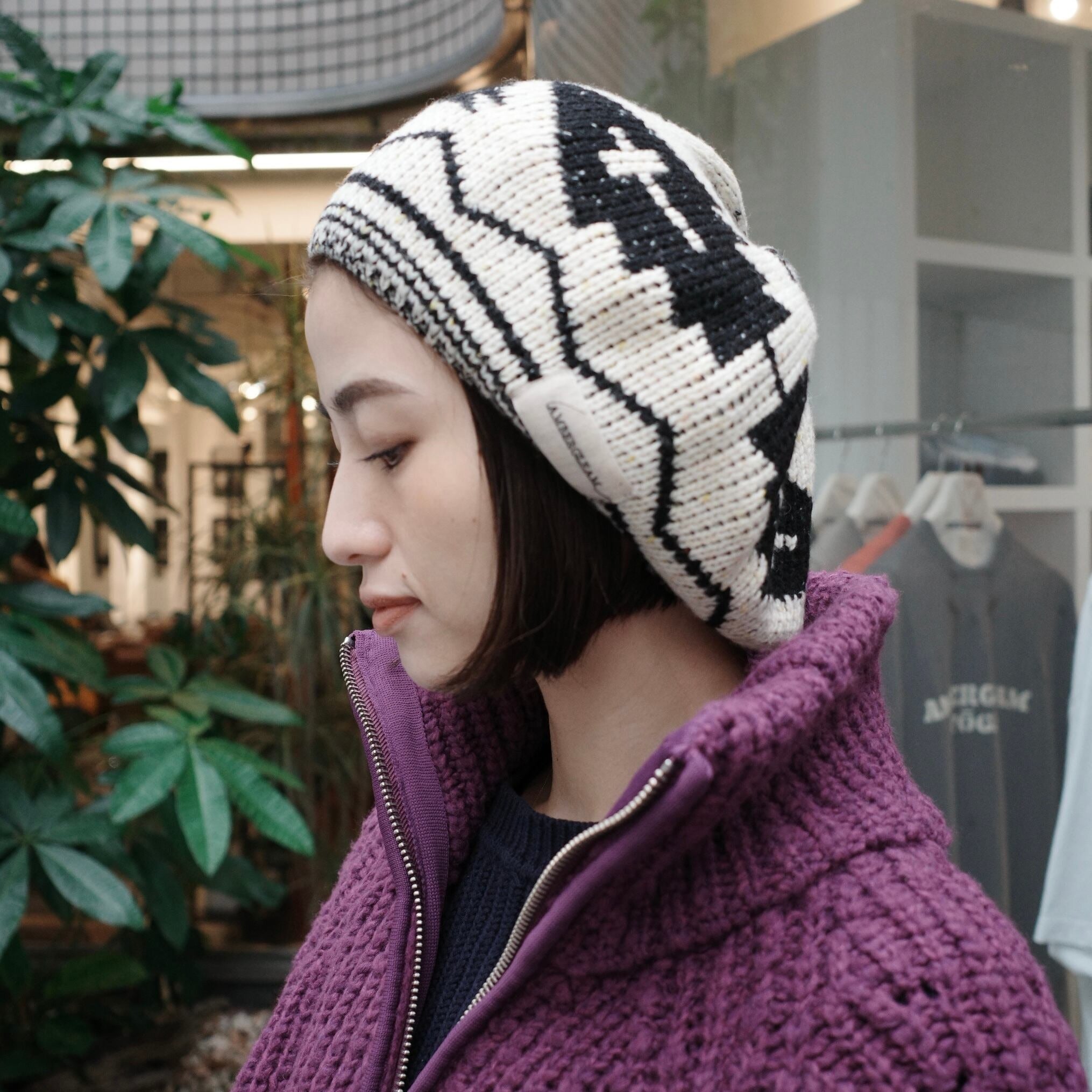 Winter Knit TAM | Color:Nordic Vanilla【AMBERGLEAM_アンバーグリーム】1242141222