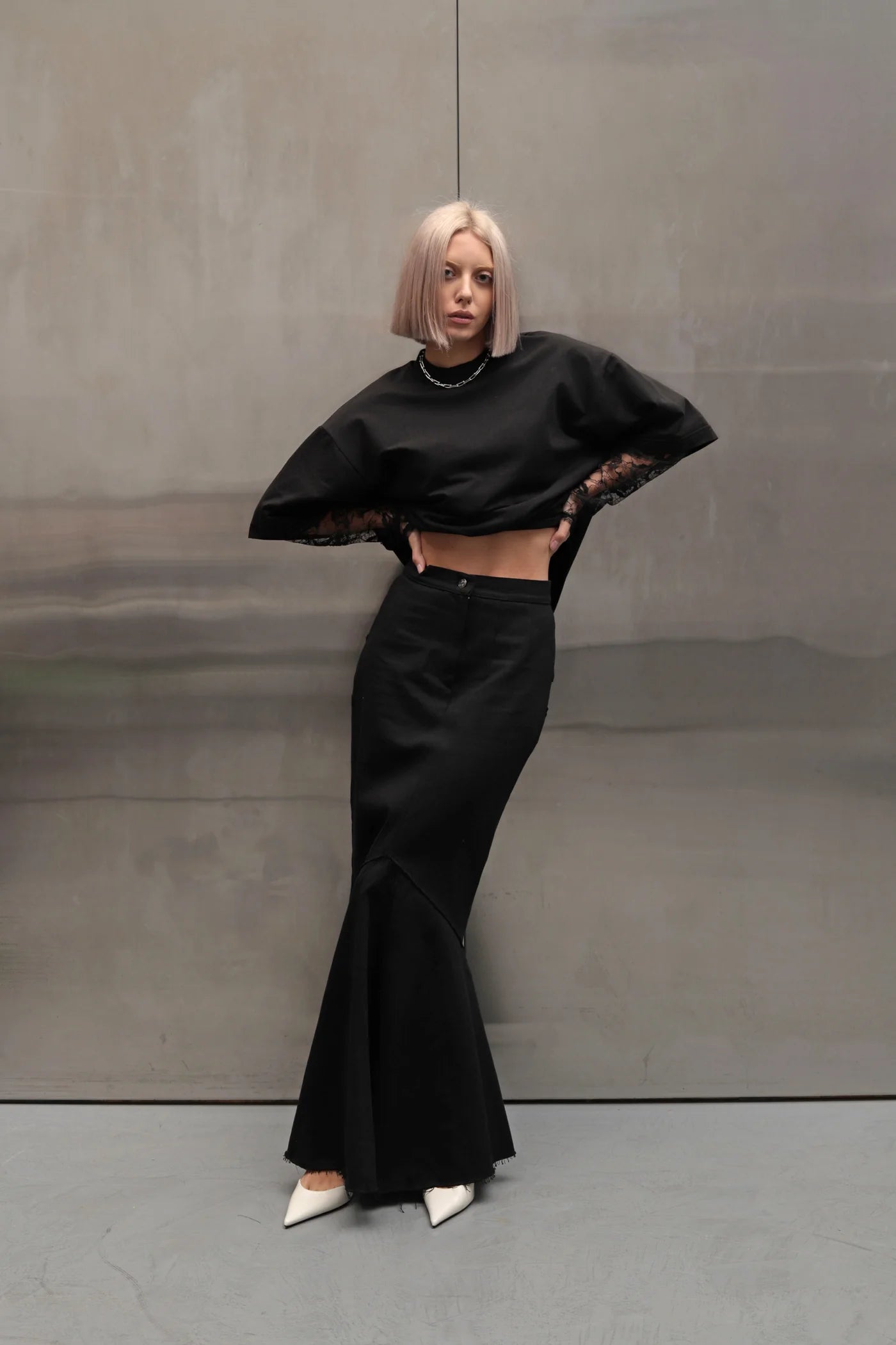 Seduisant skirt | Color:Black【ANIELE STROZ】 | FW24SK01
