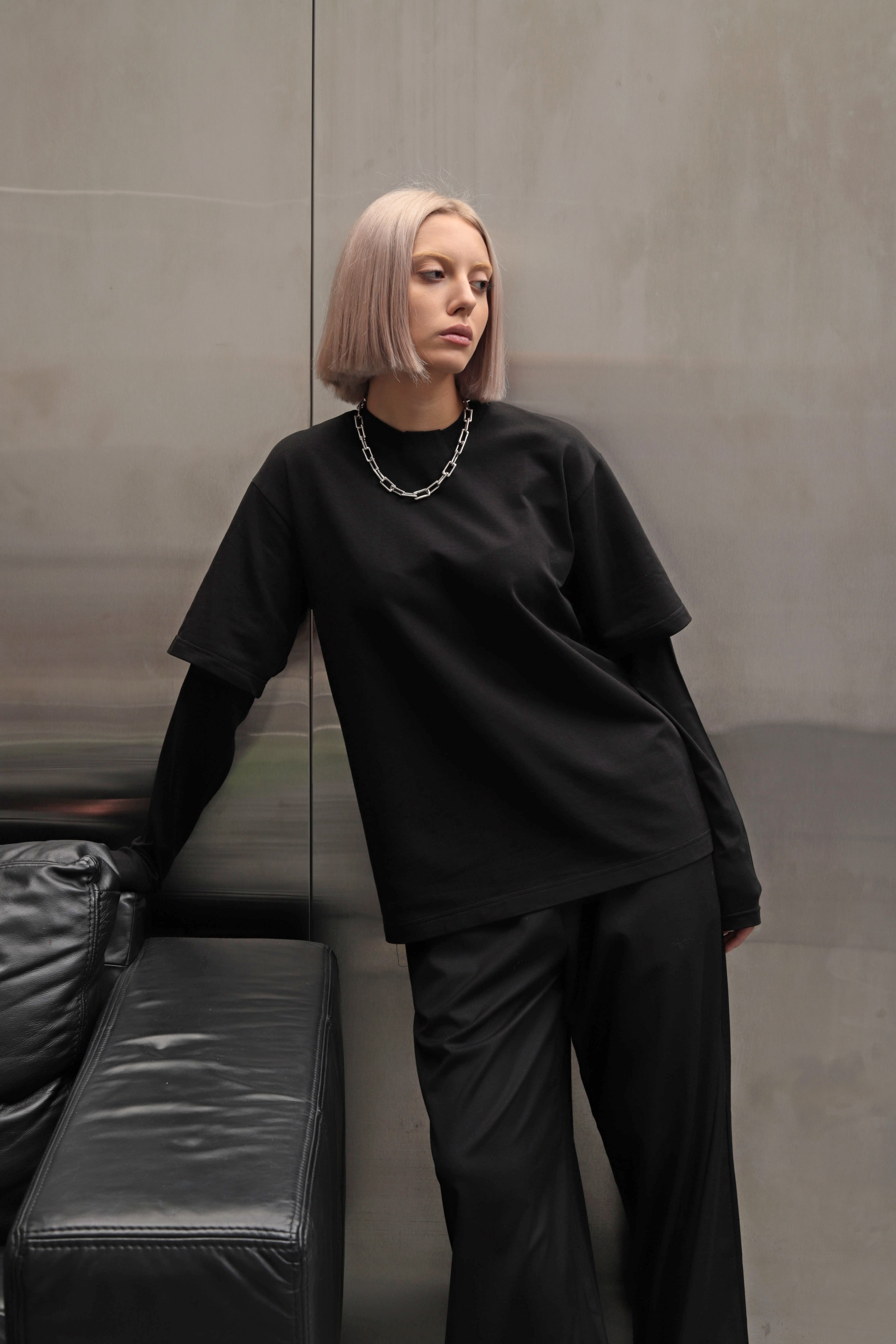 Hold me tight longsleeve | Color:Black【ANIELE STROZ】 | FW24LS02