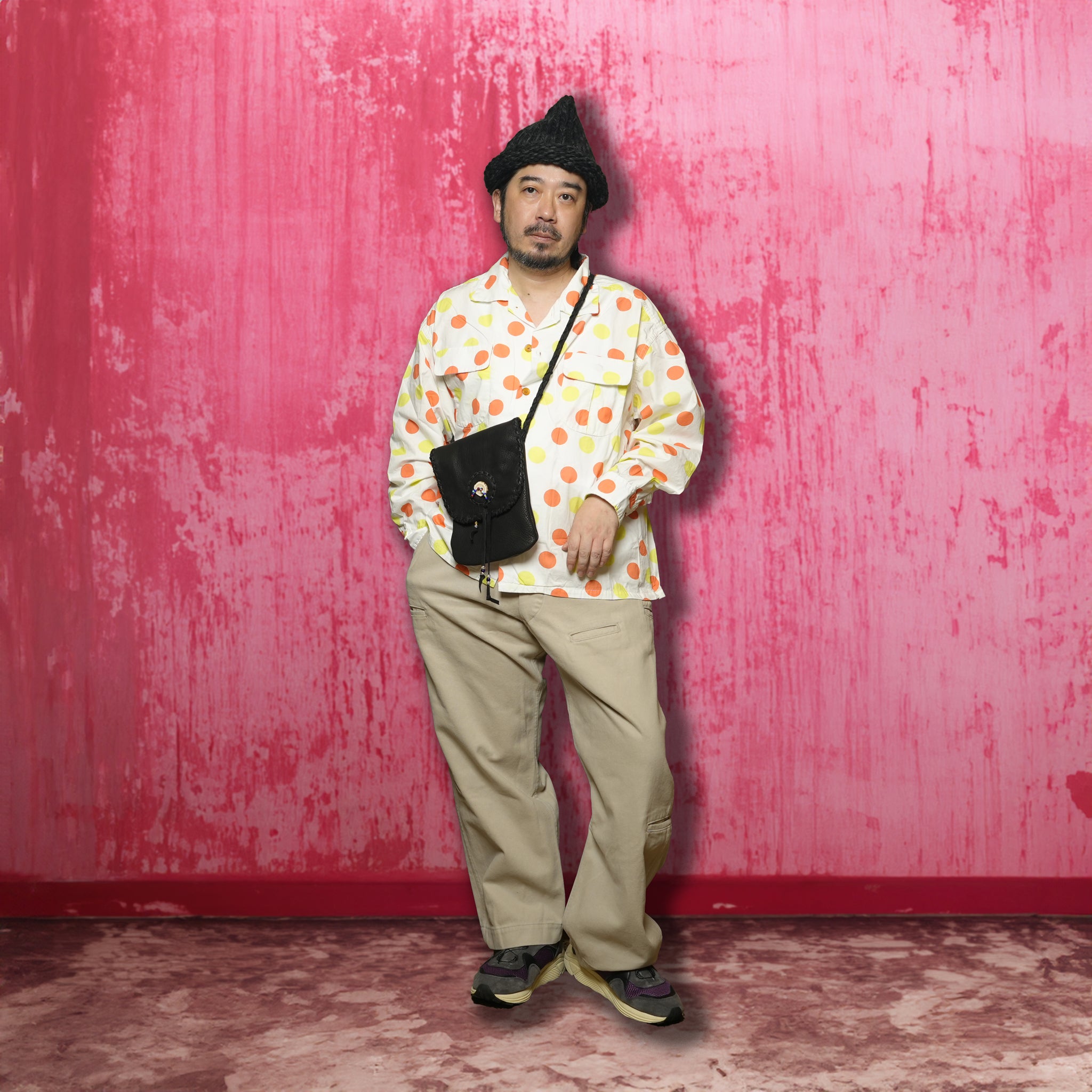 Herb | Polka dot open collar shirt | Color_White | No_cbc-imst-86a_white【IMPRESTORE_インプレストア】