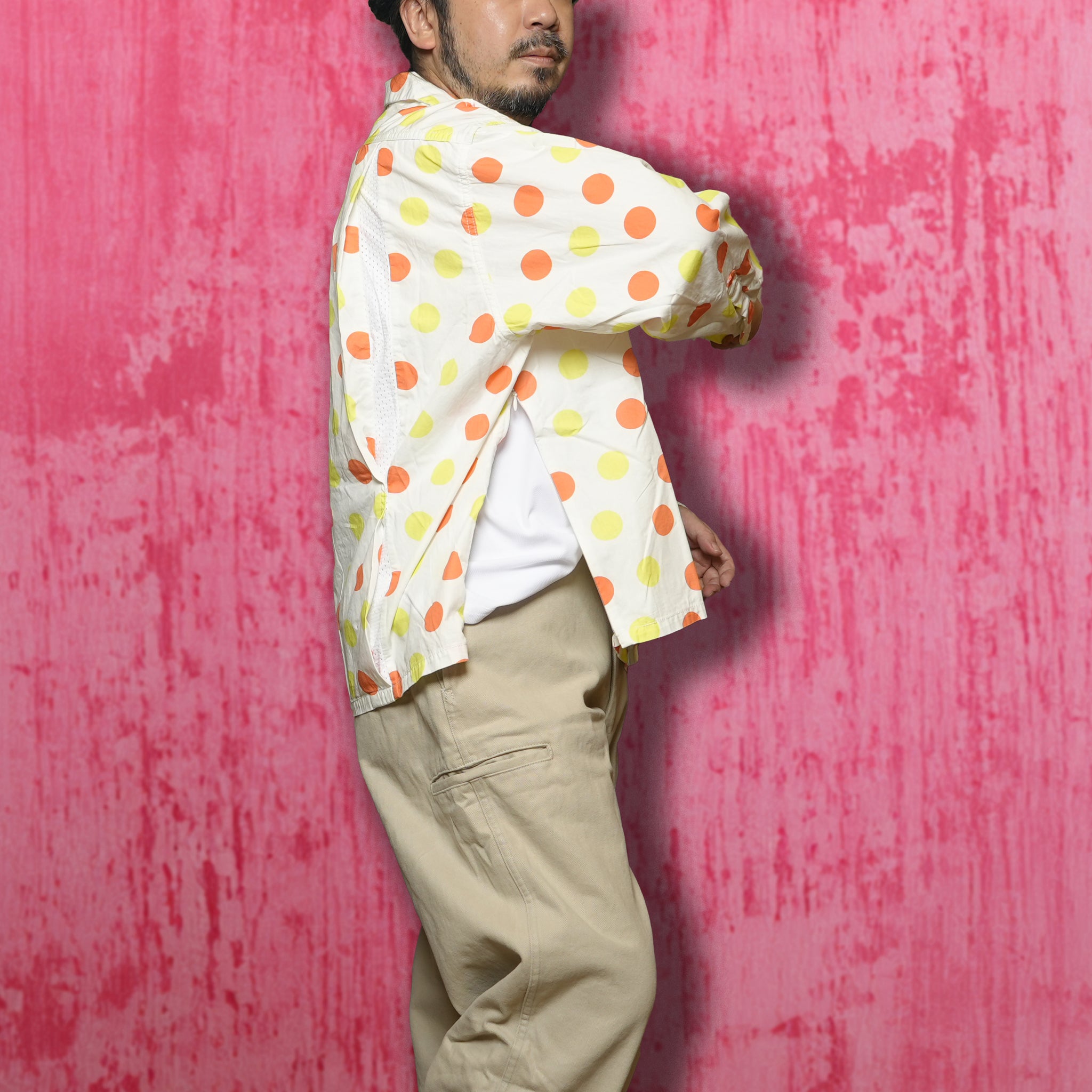 Herb | Polka dot open collar shirt | Color_White | No_cbc-imst-86a_white【IMPRESTORE_インプレストア】
