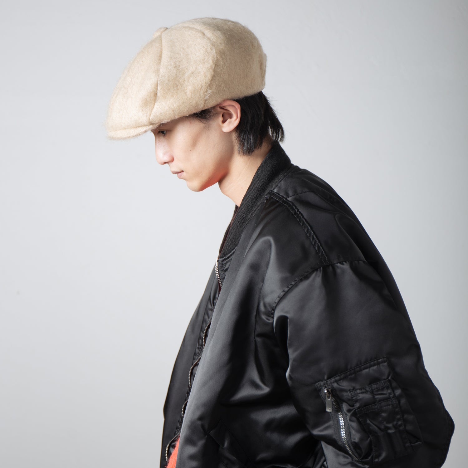 IA-24-111_BIEGE | Twist Casquette | Color:Beige【INDIETRO ASSOCIATION_インディエトロアソシエーション】