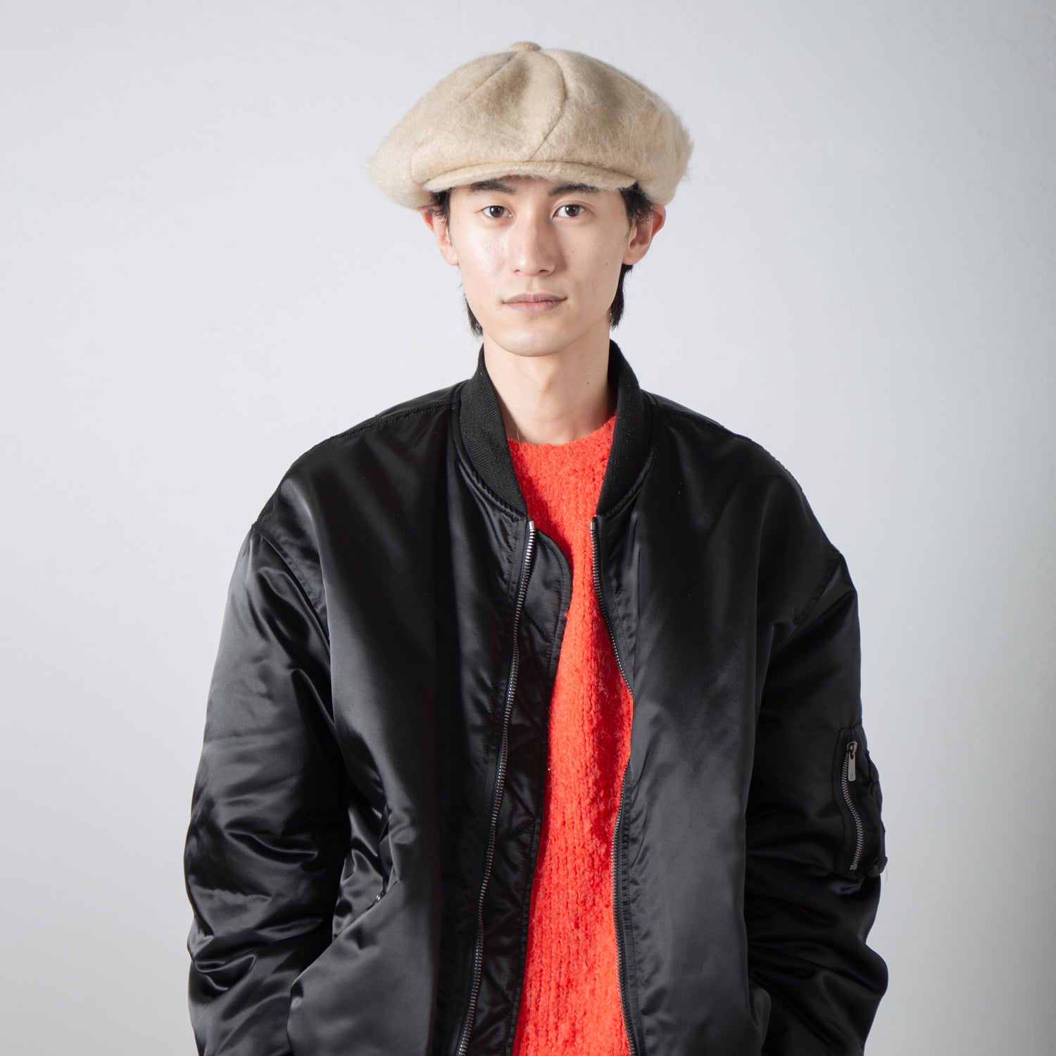 IA-24-111_BIEGE | Twist Casquette | Color:Beige【INDIETRO ASSOCIATION_インディエトロアソシエーション】