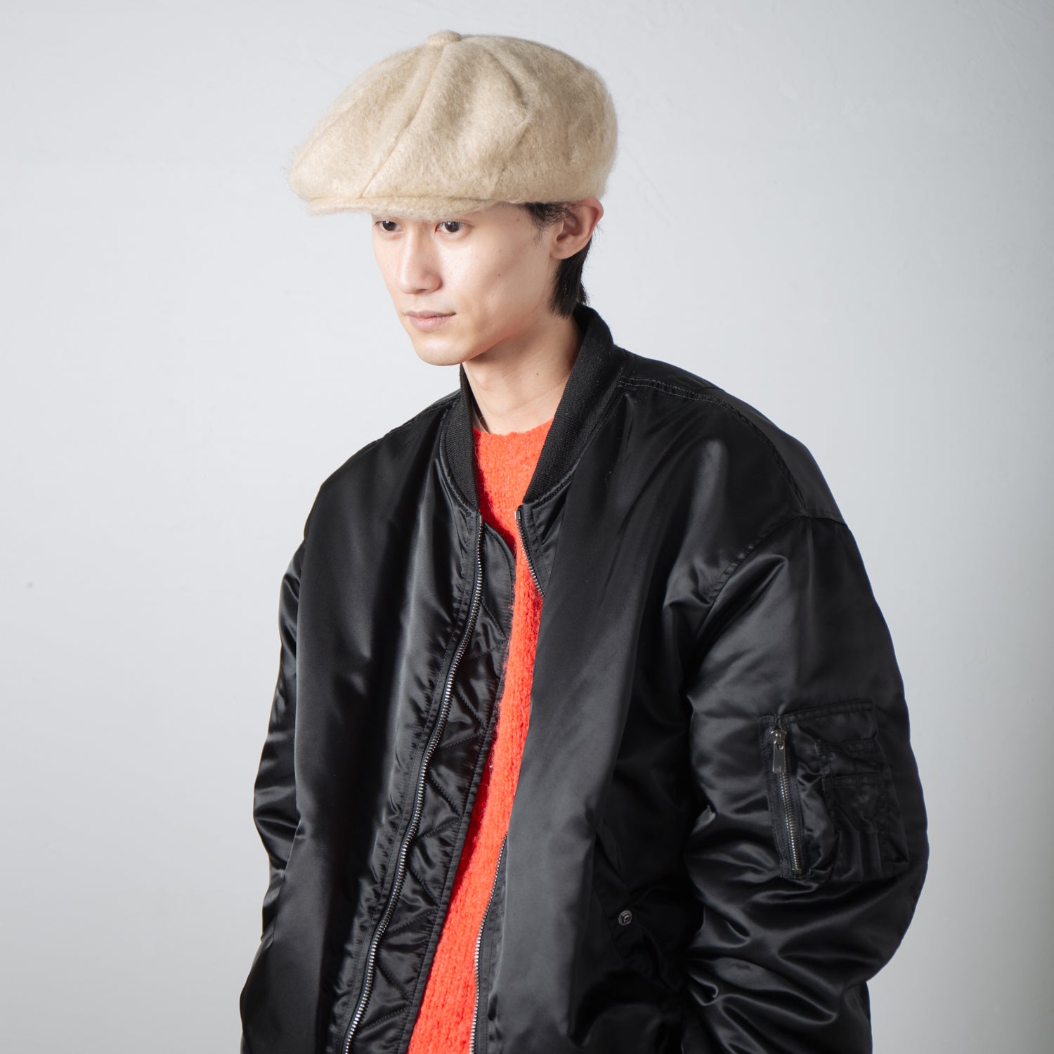 IA-24-111_BIEGE | Twist Casquette | Color:Beige【INDIETRO ASSOCIATION_インディエトロアソシエーション】