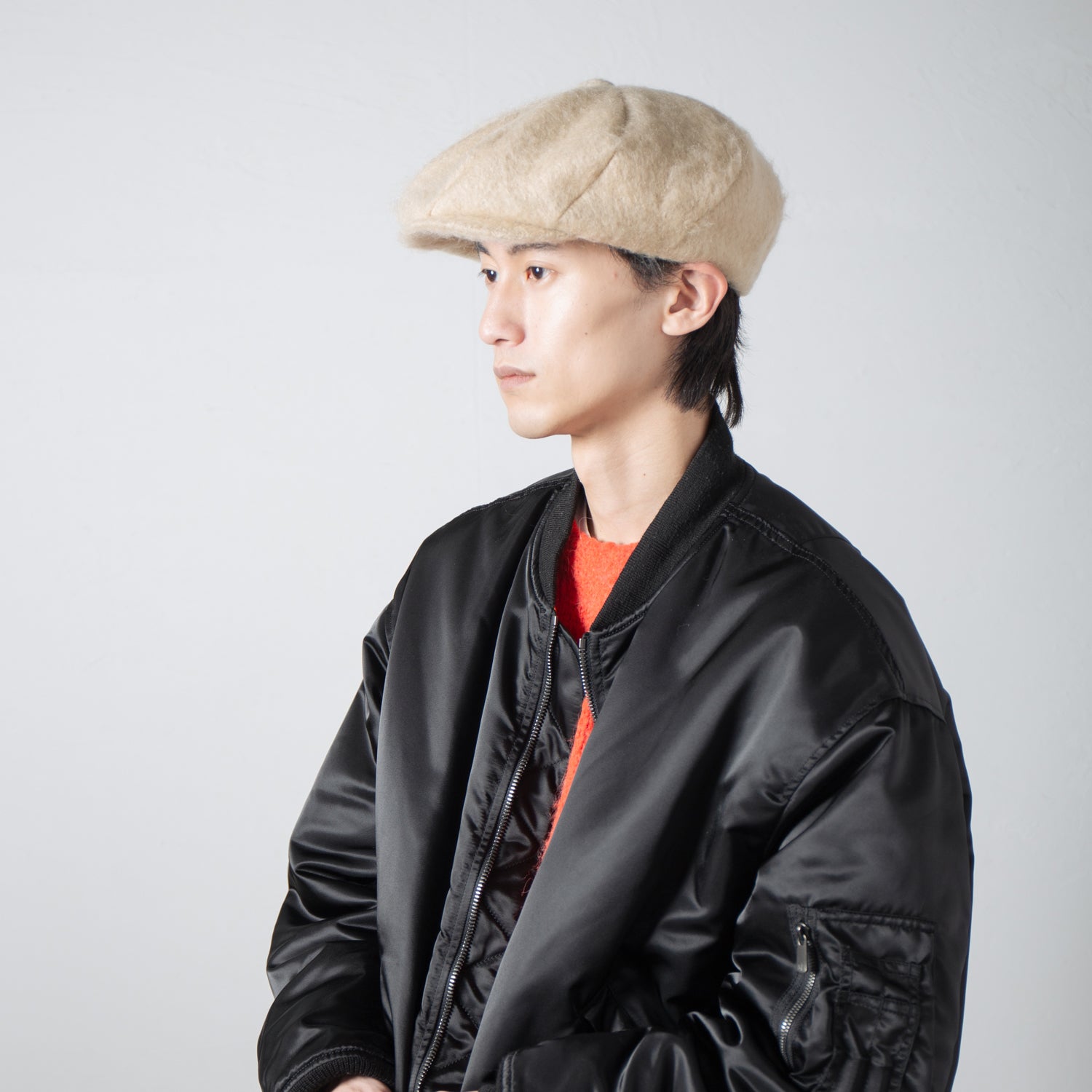 IA-24-111_BIEGE | Twist Casquette | Color:Beige【INDIETRO ASSOCIATION_インディエトロアソシエーション】