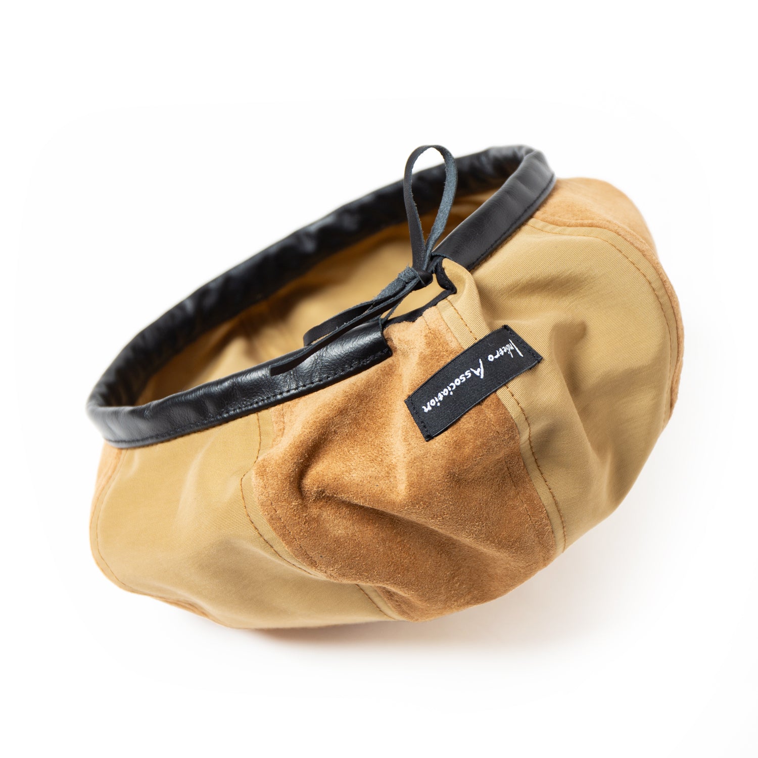 IA-24-103_BROWN | 8Panel Combi Beret | Color:Brown【INDIETRO ASSOCIATION_インディエトロアソシエーション】