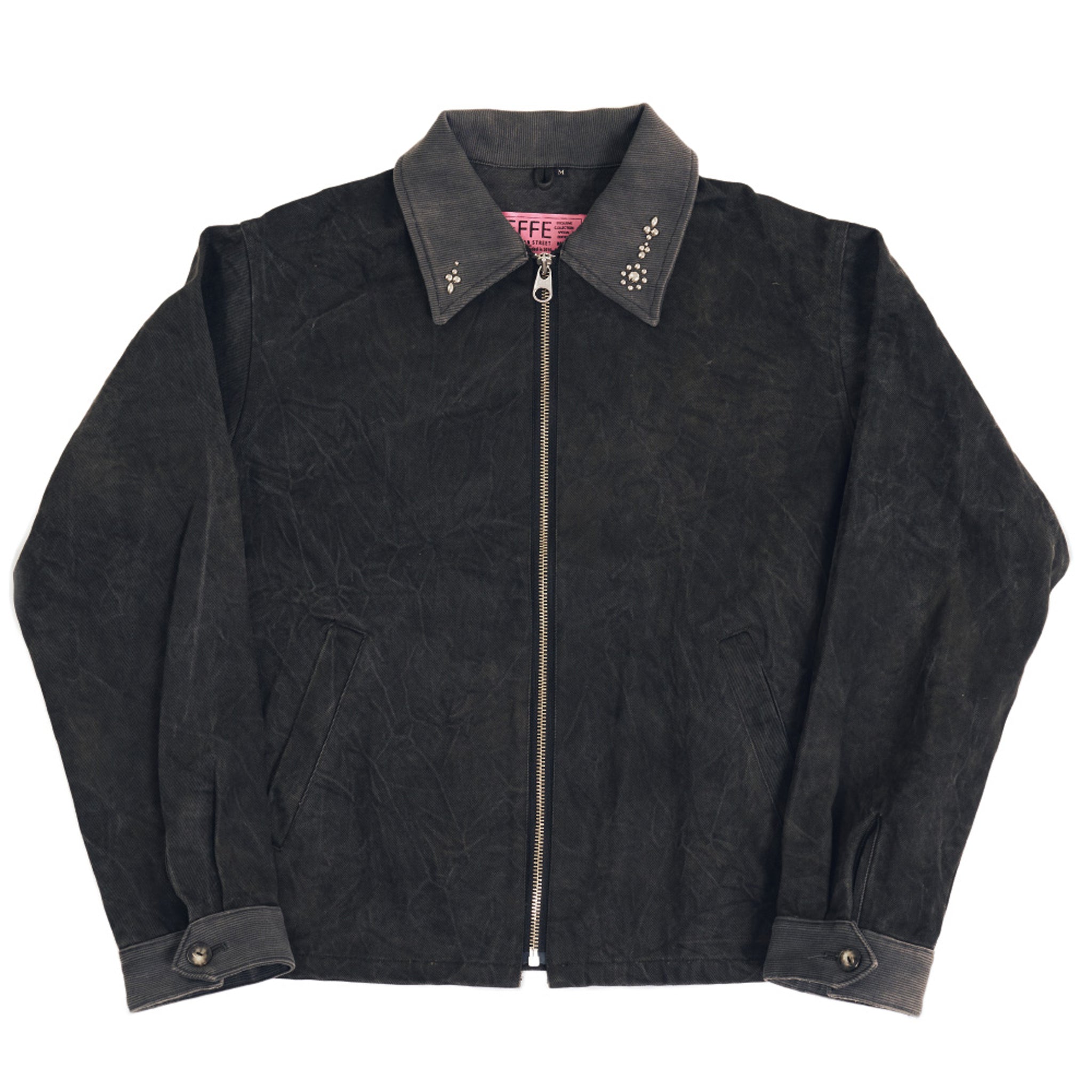 Studs work jacket | Color_Black | No_efsal-01_Black【EFFECTEN_エフェクテン】【入荷予定アイテム・入荷連絡可能】