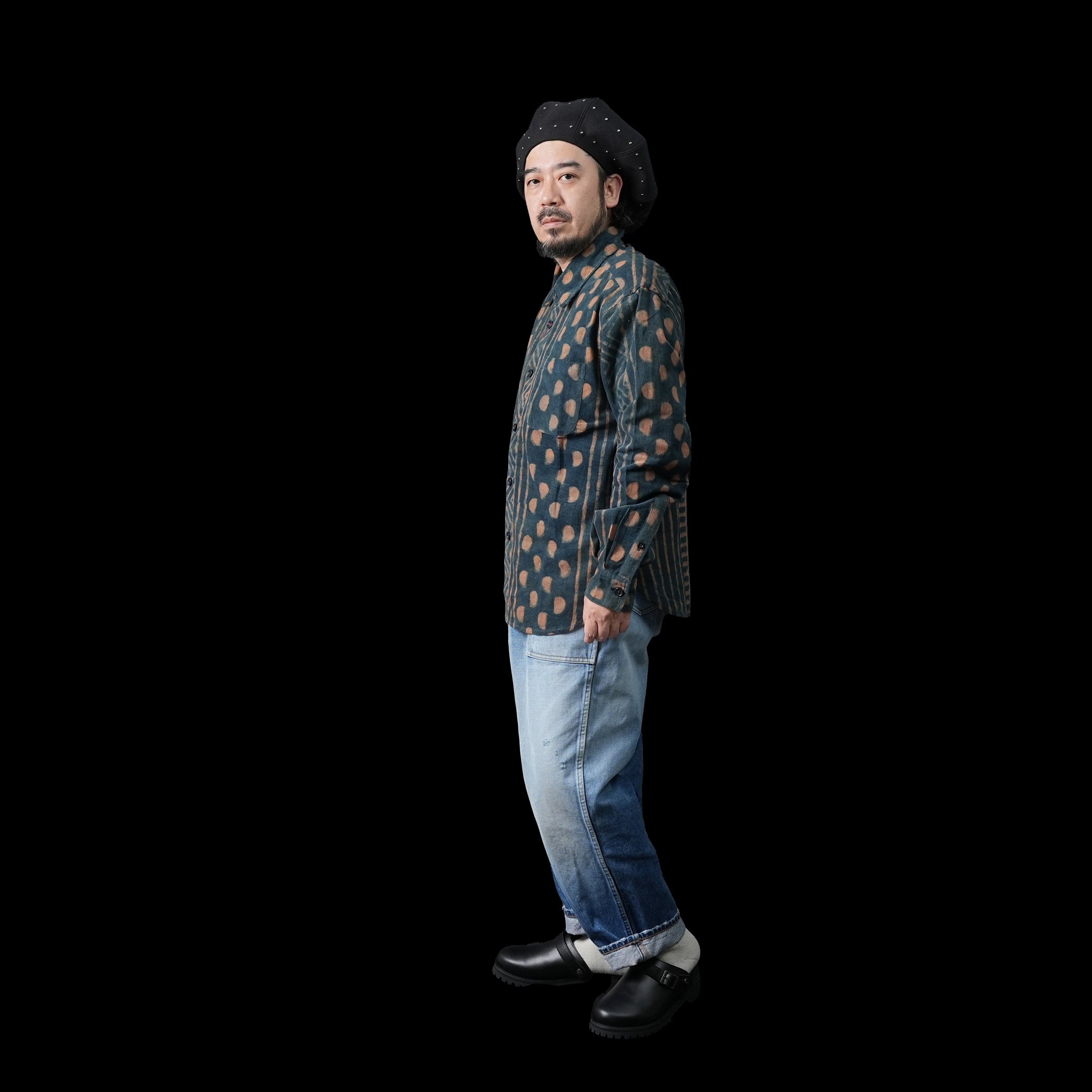 karudo2023aw09 | LUIS_OVER SIZED REGULARCOLLAR LS SHIRT | Color:Bp103【KARDO_カルド】