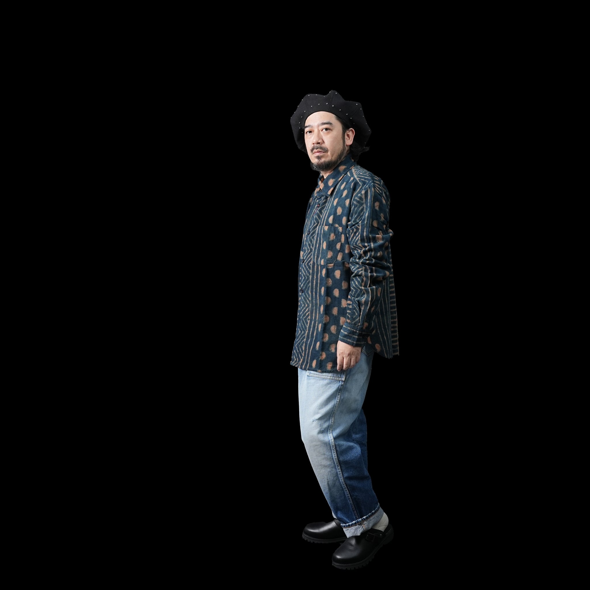 karudo2023aw09 | LUIS_OVER SIZED REGULARCOLLAR LS SHIRT | Color:Bp103【KARDO_カルド】