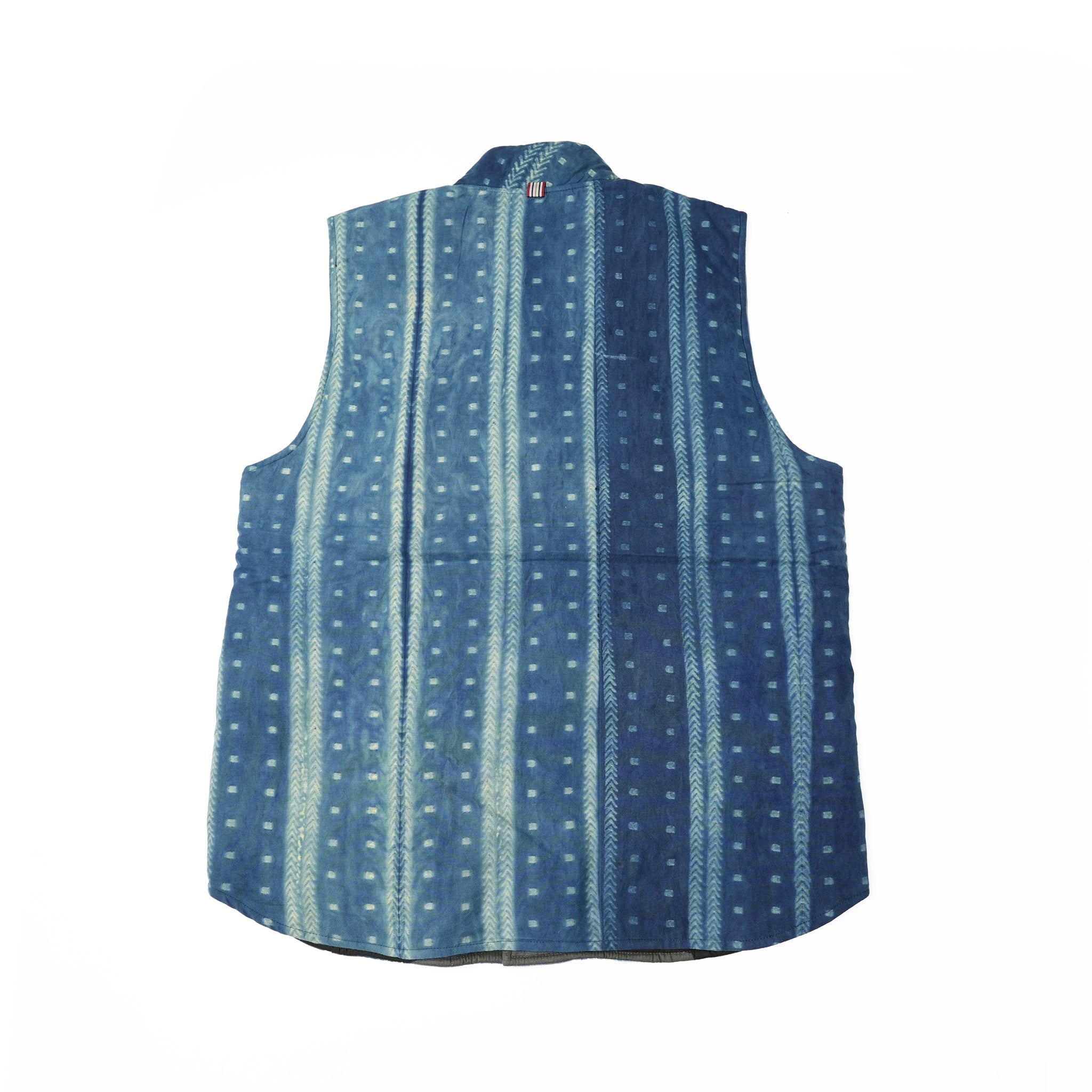 karudo2023aw07 | LEO_QUILTED VEST | Color:Shibori13 Green【KARDO_カルド】