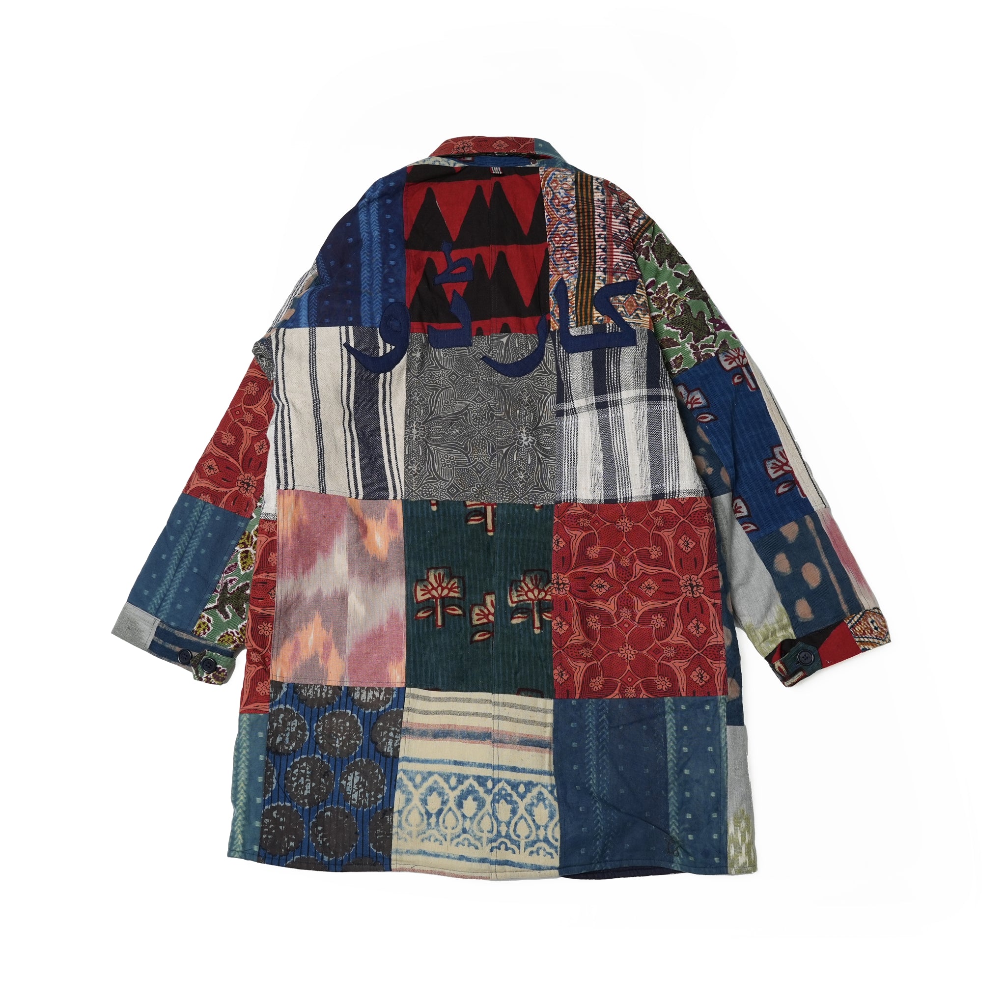 karudo2023aw10 | SANTOS_SANTOSDESCRIPTION: QUILTED LONG COAT WITHZIP & SNAP BUTTONS | Color:Patchwork 04【KARDO_カルド】