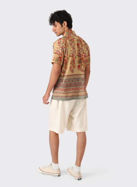 CHINTAN | BOXY FIT OPEN COLLAR SS SHIRT | Color:Bp110【KARDO_カルド】