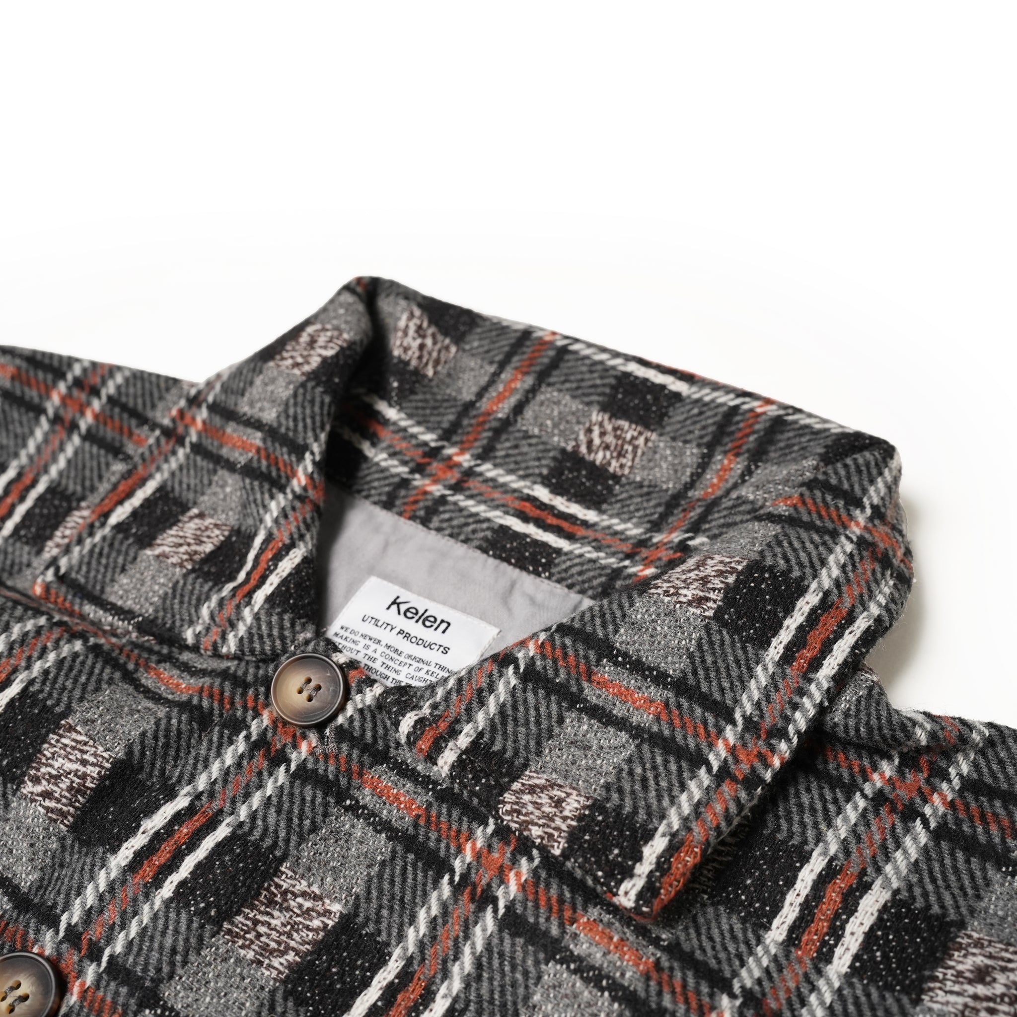 No:KLM23FJK1078 | Name:OPYL | Color:Charcoal/Orange【KELEN MEN_ケレン】