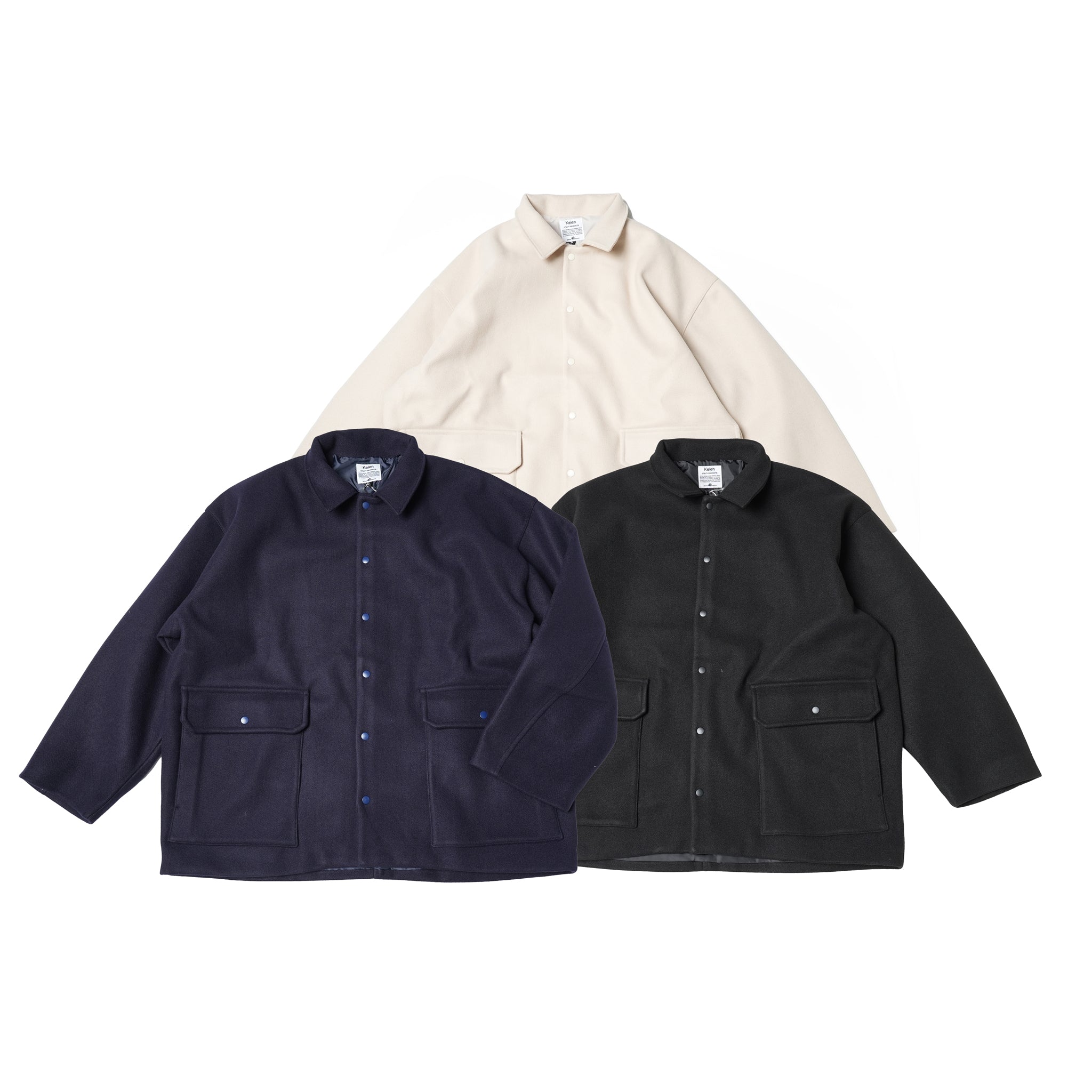 No:KLM23FJK1083 | Name:HAAK | Color:Black/Navy/Ecru【KELEN MEN_ケレン】