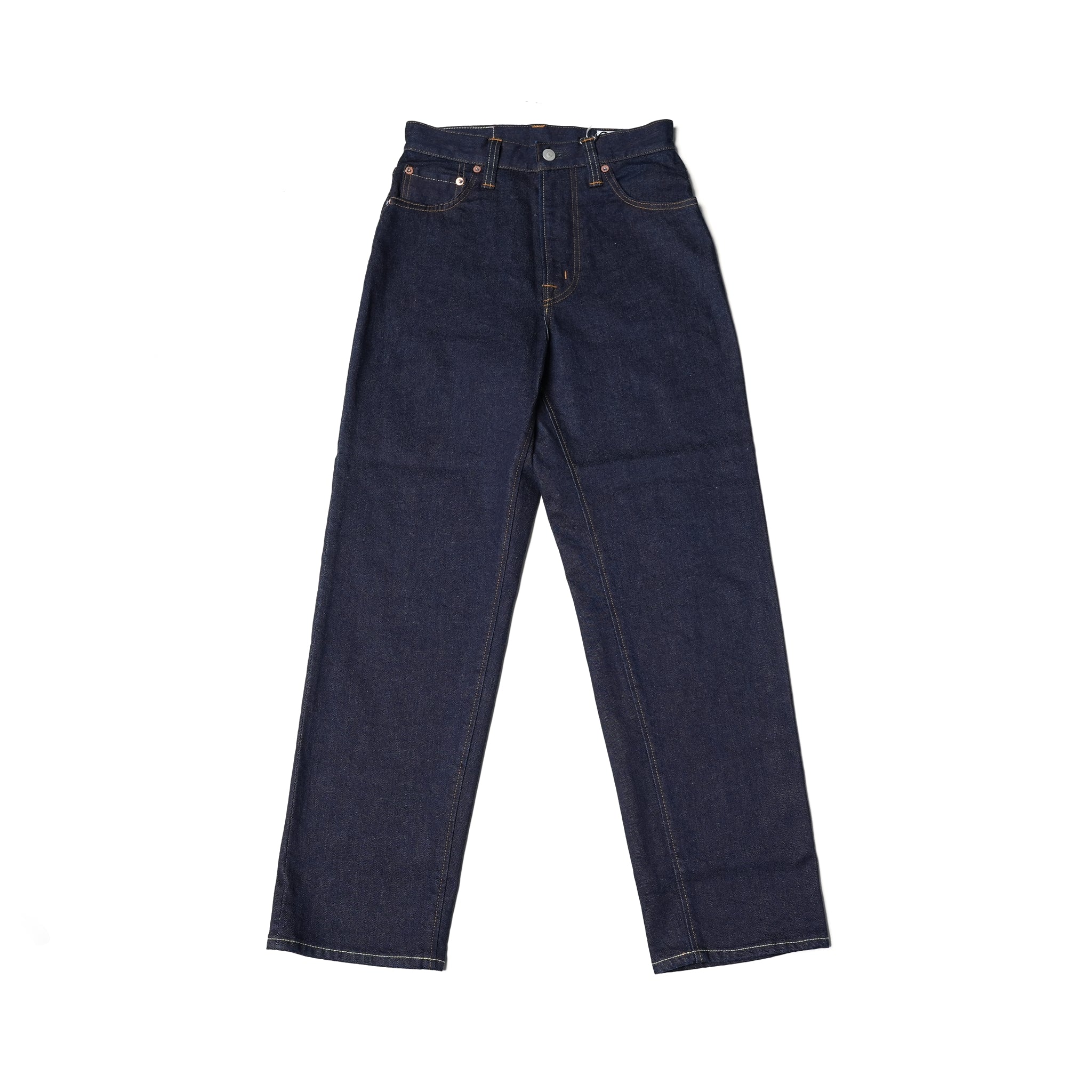 No:MIL19HPT3101 | Name:MIDRISE TAPERD DENNIM | Color:One Wash【KHA:KI_カーキ】