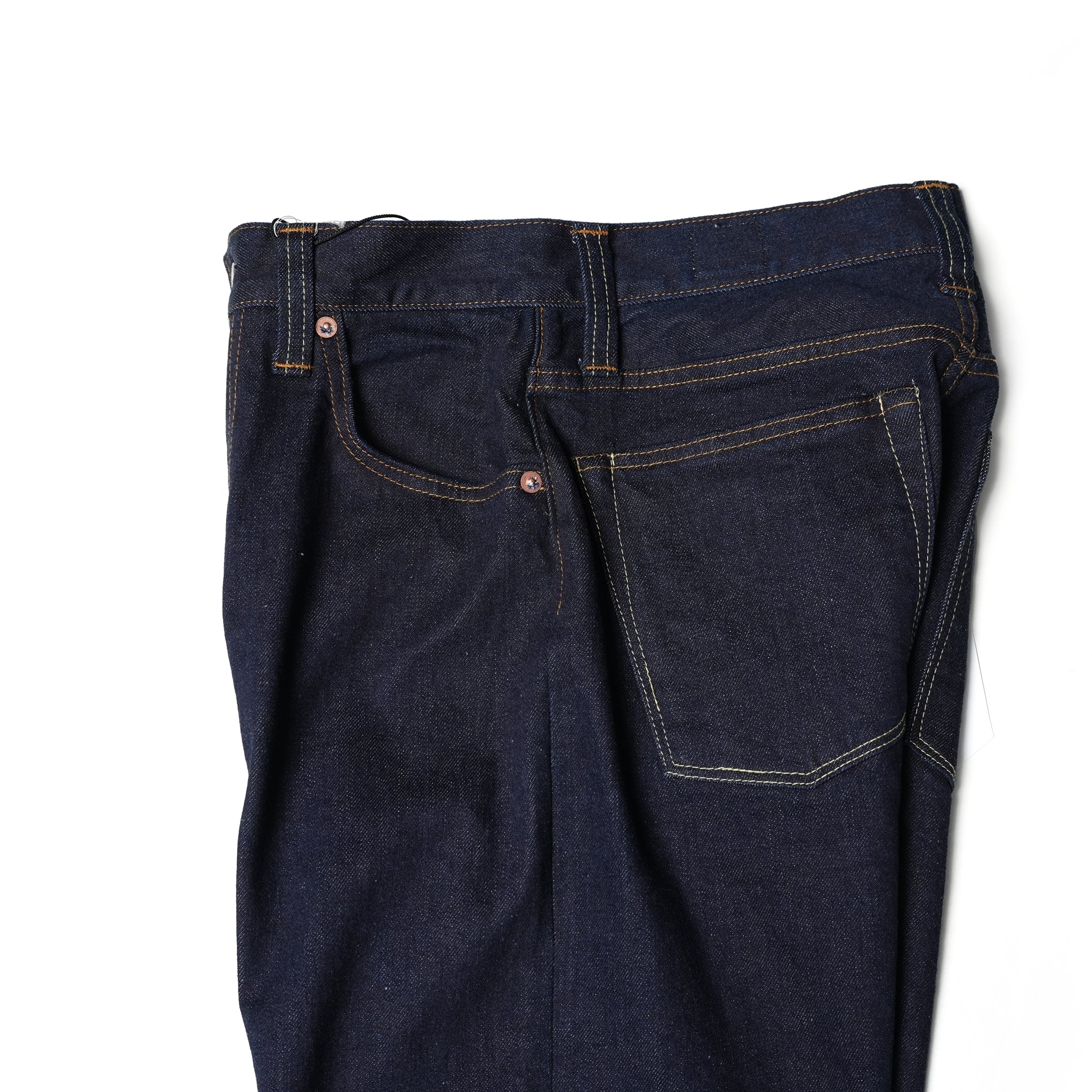 No:MIL19HPT3101 | Name:MIDRISE TAPERD DENNIM | Color:One Wash【KHA:KI_カーキ】
