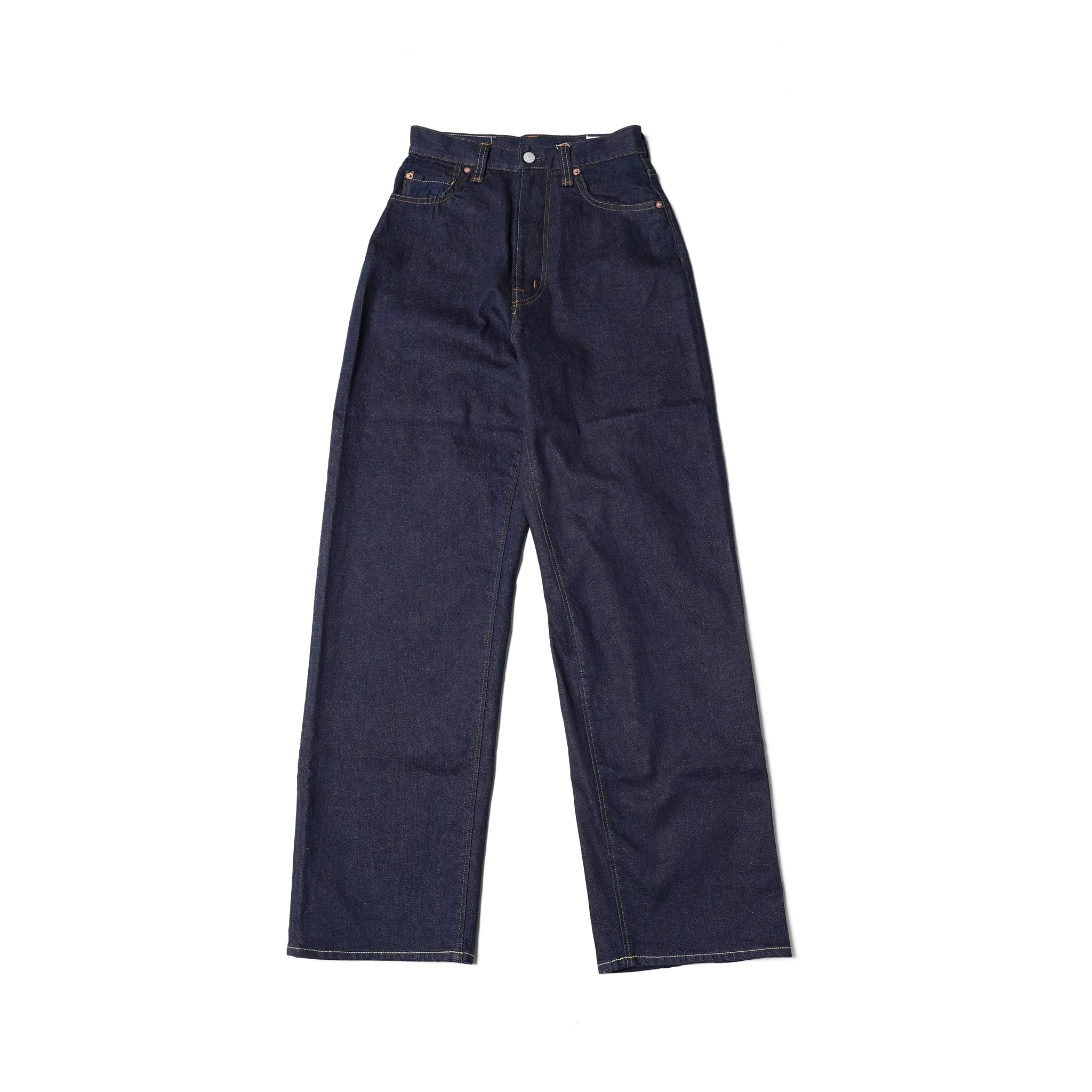 No:MIL19HPT3102 | Name:HIGHRISE STRAIGHT DENIM | Color:One Wash【KHA:KI_カーキ】