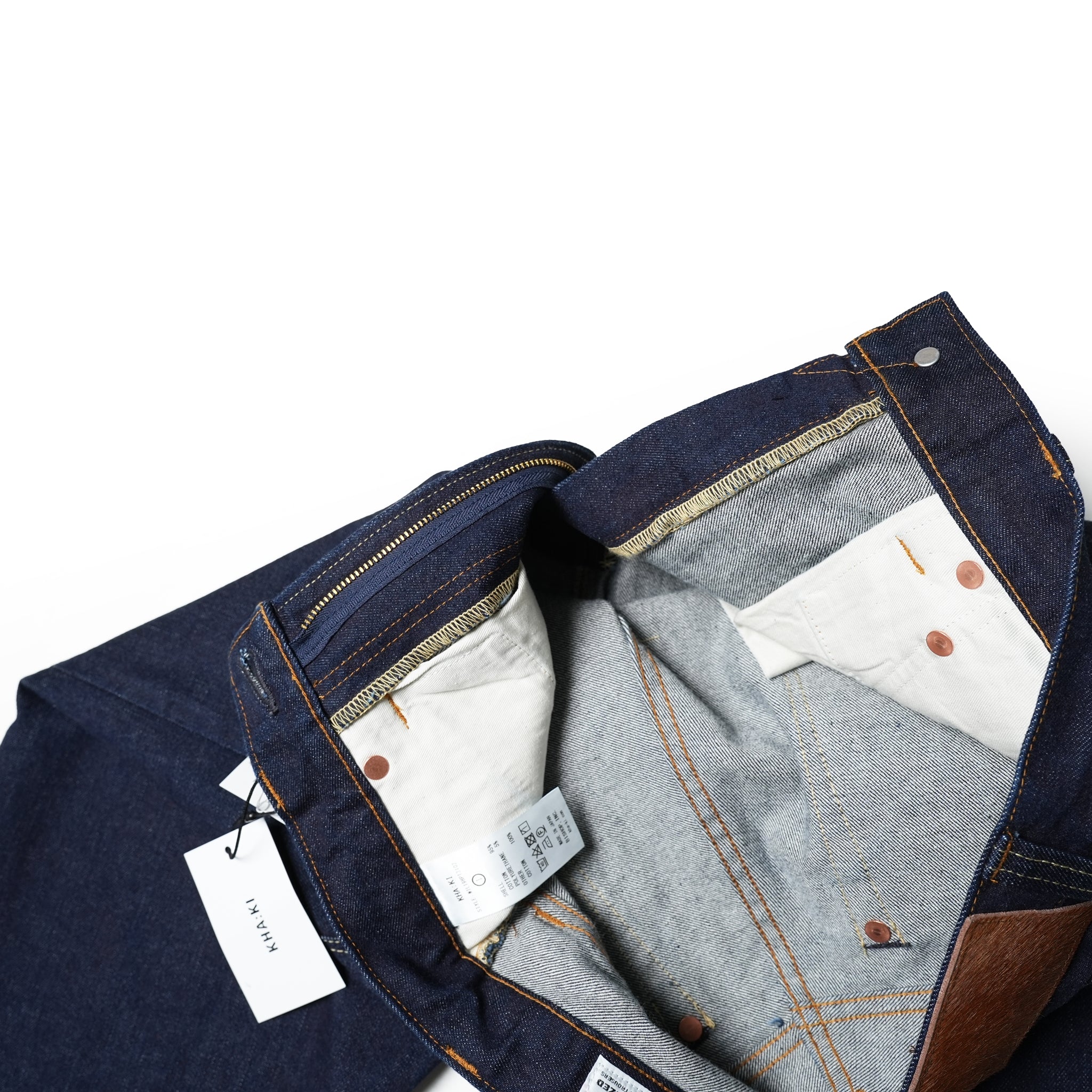 No:MIL19HPT3102 | Name:HIGHRISE STRAIGHT DENIM | Color:One Wash【KHA:KI_カーキ】