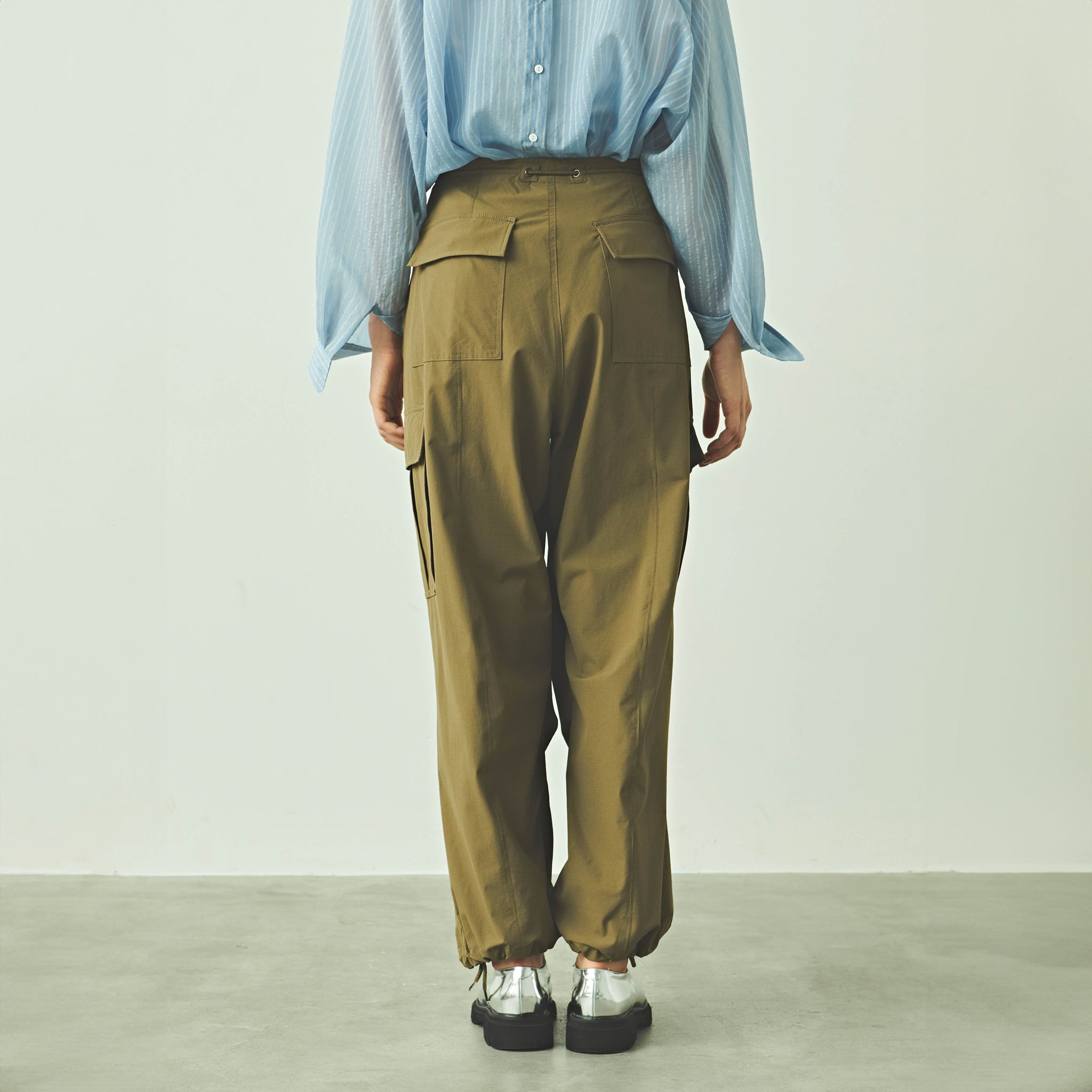 No:MIL24HPT3203 | Name:AIR RIP OVAL TROUSERS | Color:Khaki/Black【KHA:KI_カーキ】【入荷予定アイテム・入荷連絡可能】