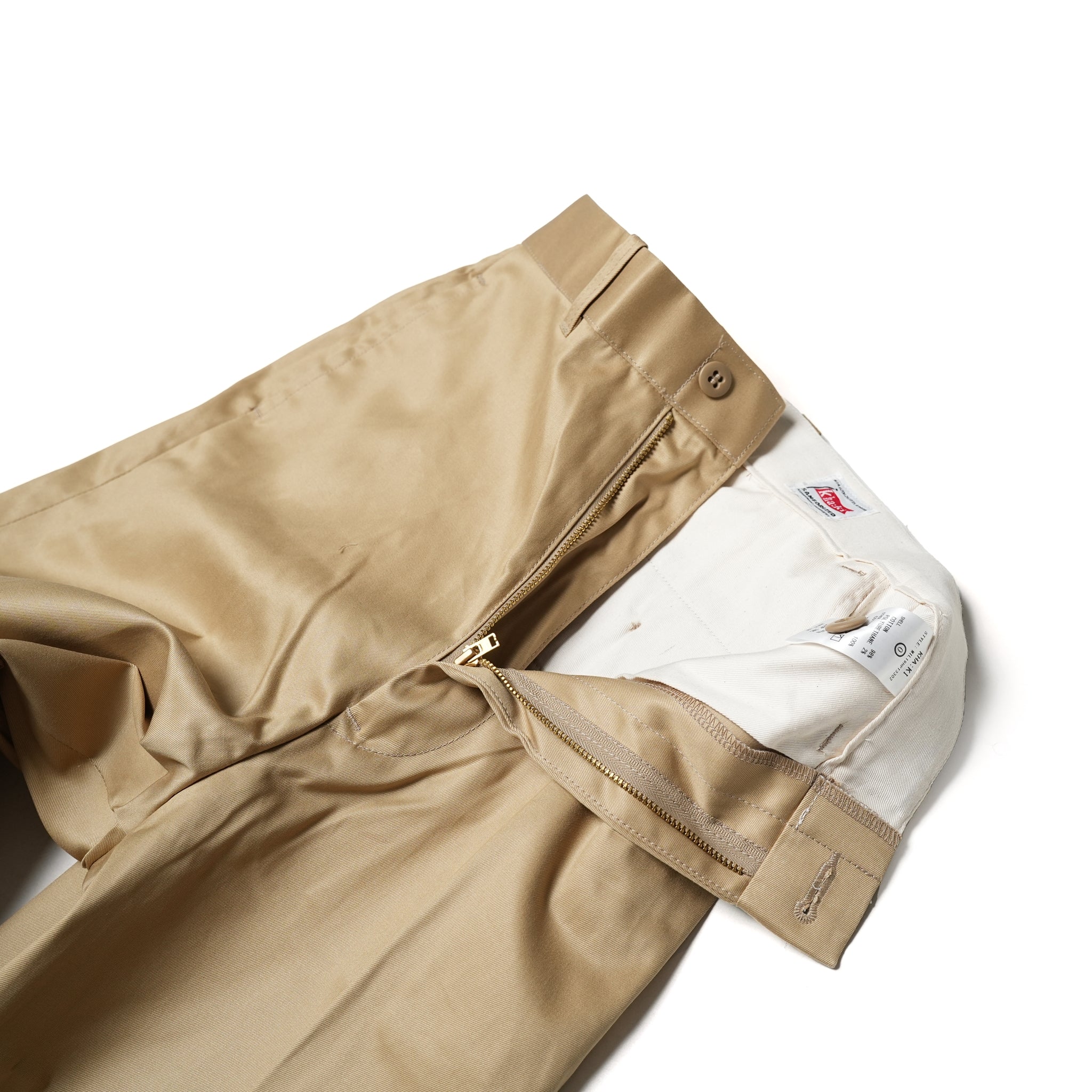 No:MIL19HPT3302 | Name:HIGHRISE STRAIGHT CHINO | Color:Khakibeige【KHA:KI_カーキ】