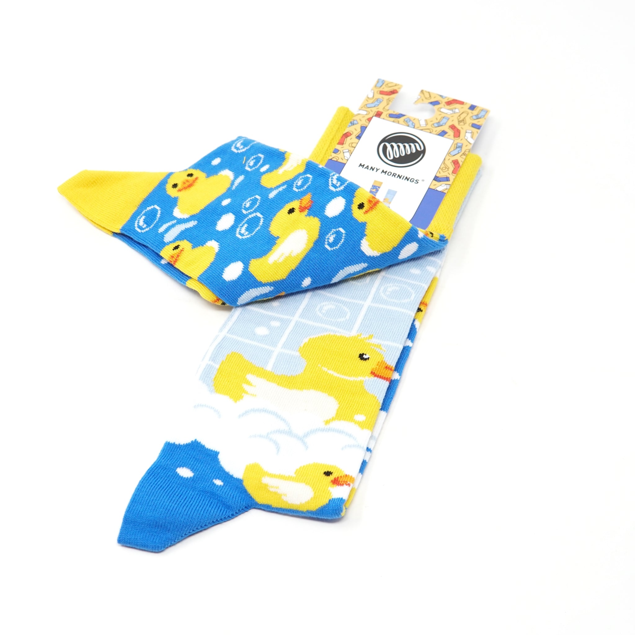 many mornings reguler socks / Bath Ducks / 【MANY MORNINGS_メニ―モーニングス】【ネコポス選択可能】