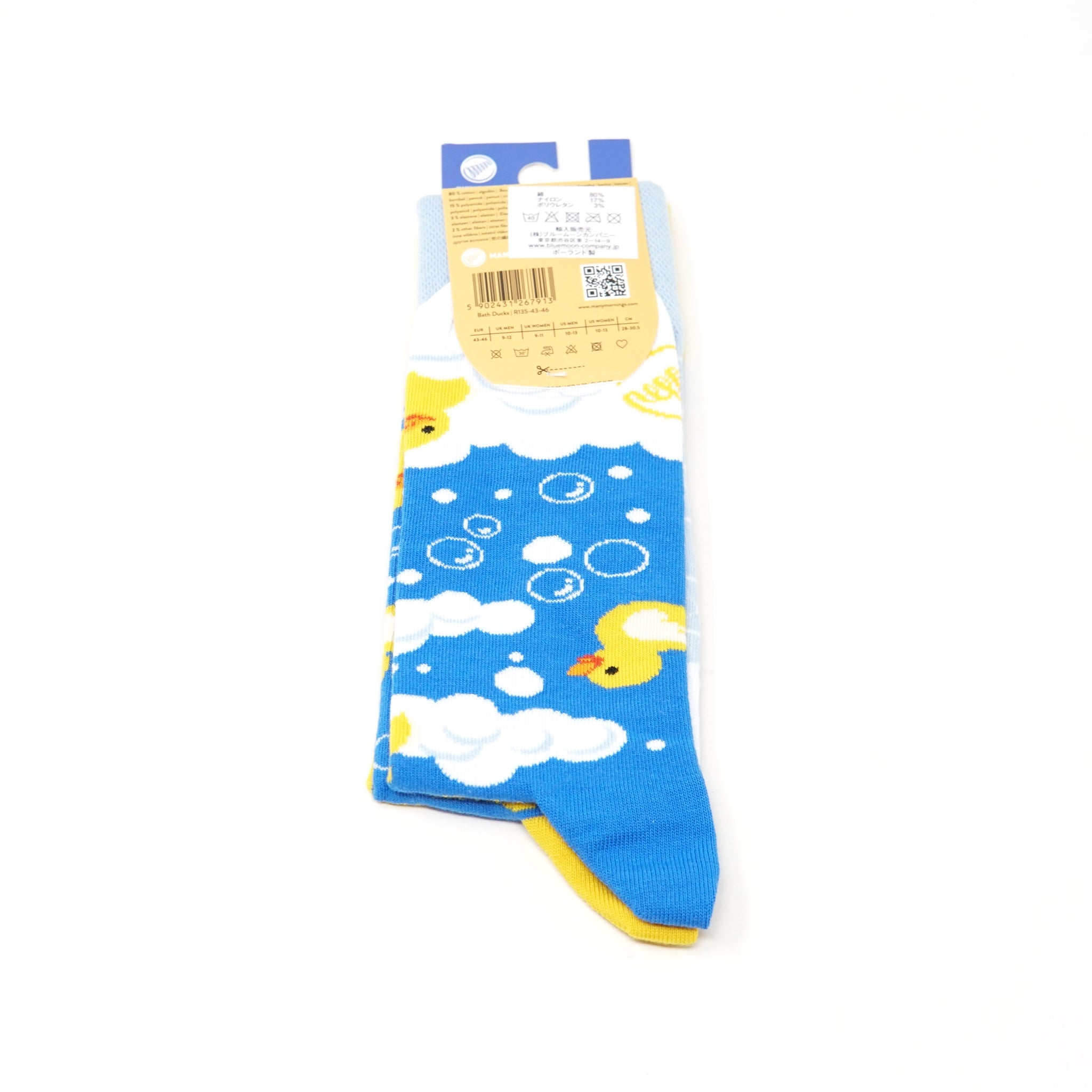 many mornings reguler socks / Bath Ducks / 【MANY MORNINGS_メニ―モーニングス】【ネコポス選択可能】
