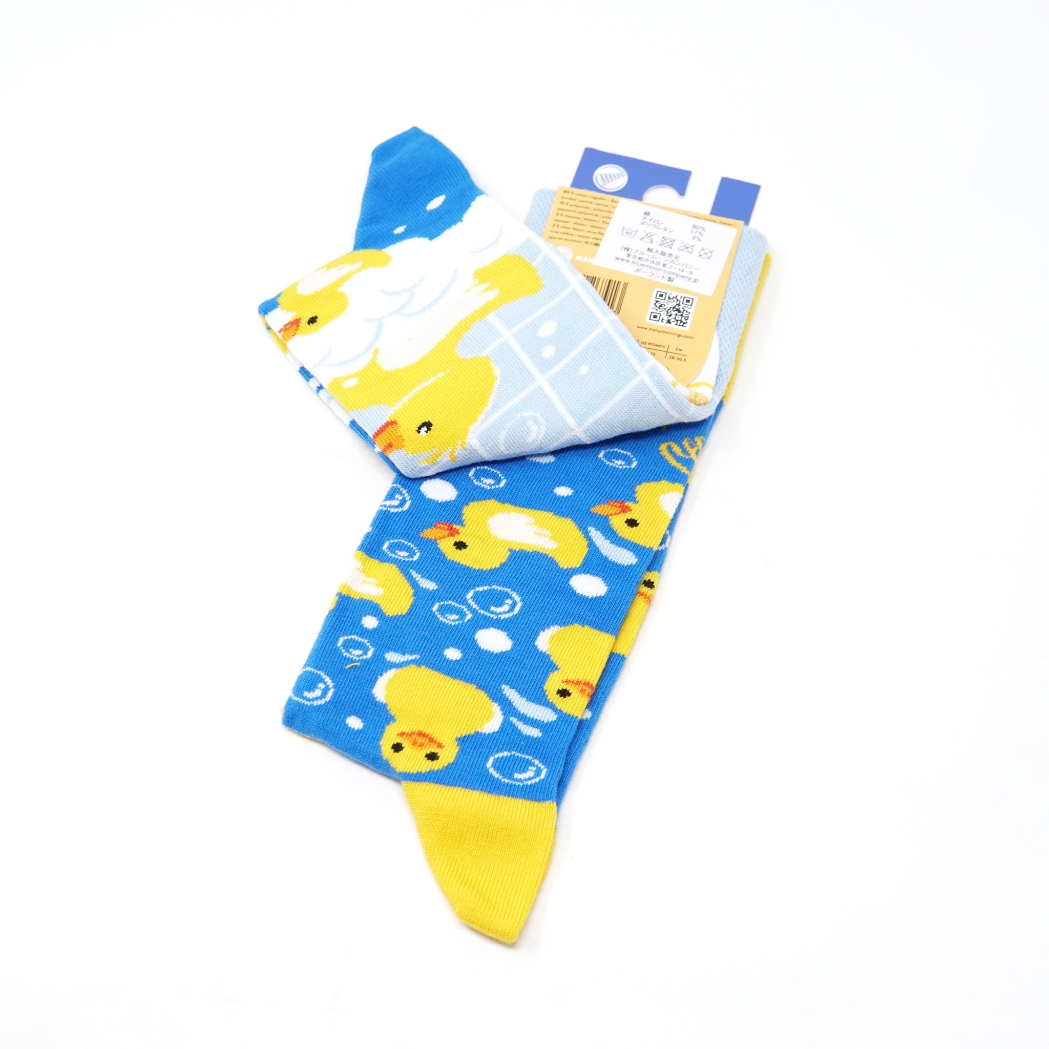 many mornings reguler socks / Bath Ducks / 【MANY MORNINGS_メニ―モーニングス】【ネコポス選択可能】