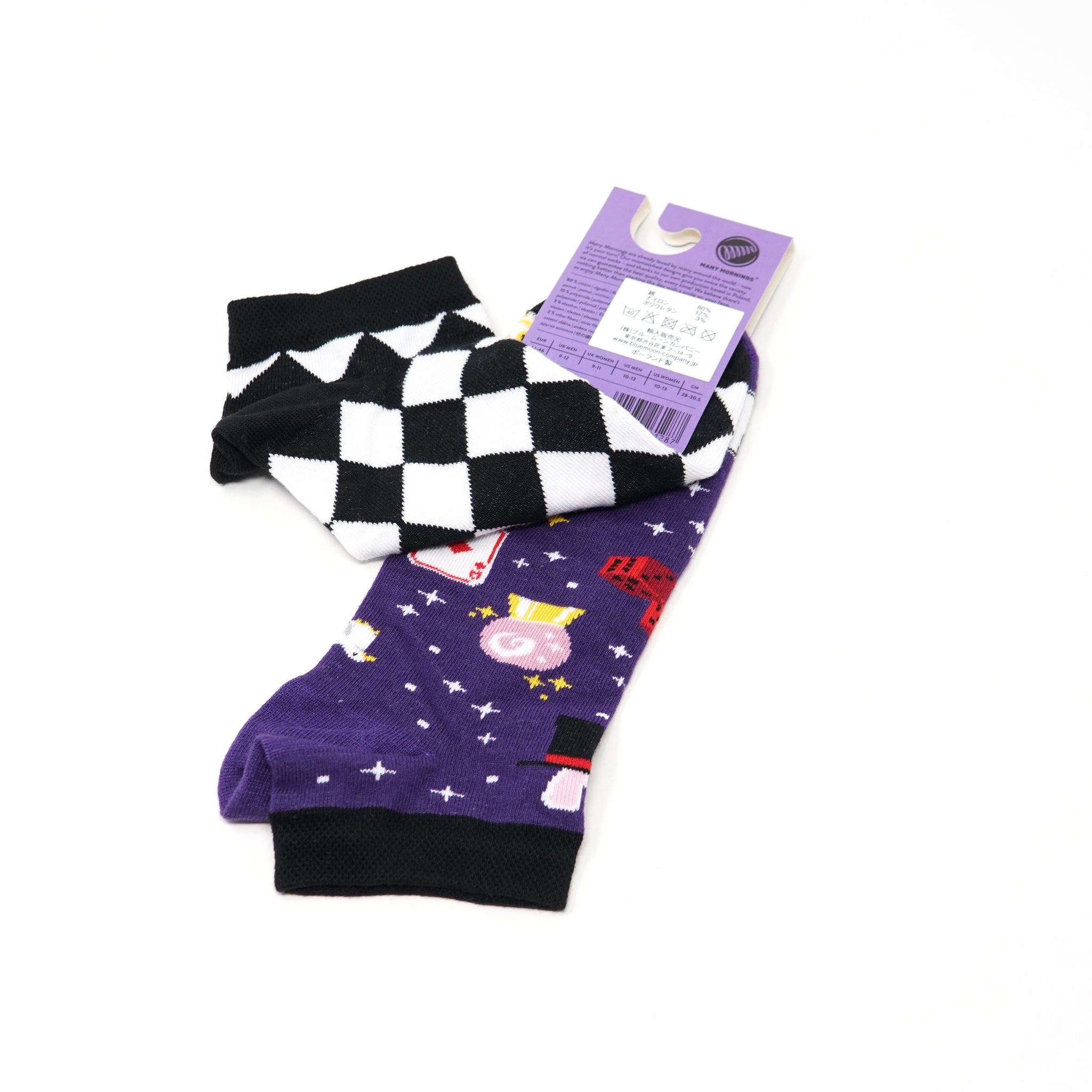 many mornings low socks / The Magician / 【MANY MORNINGS_メニ―モーニングス】【ネコポス選択可能】
