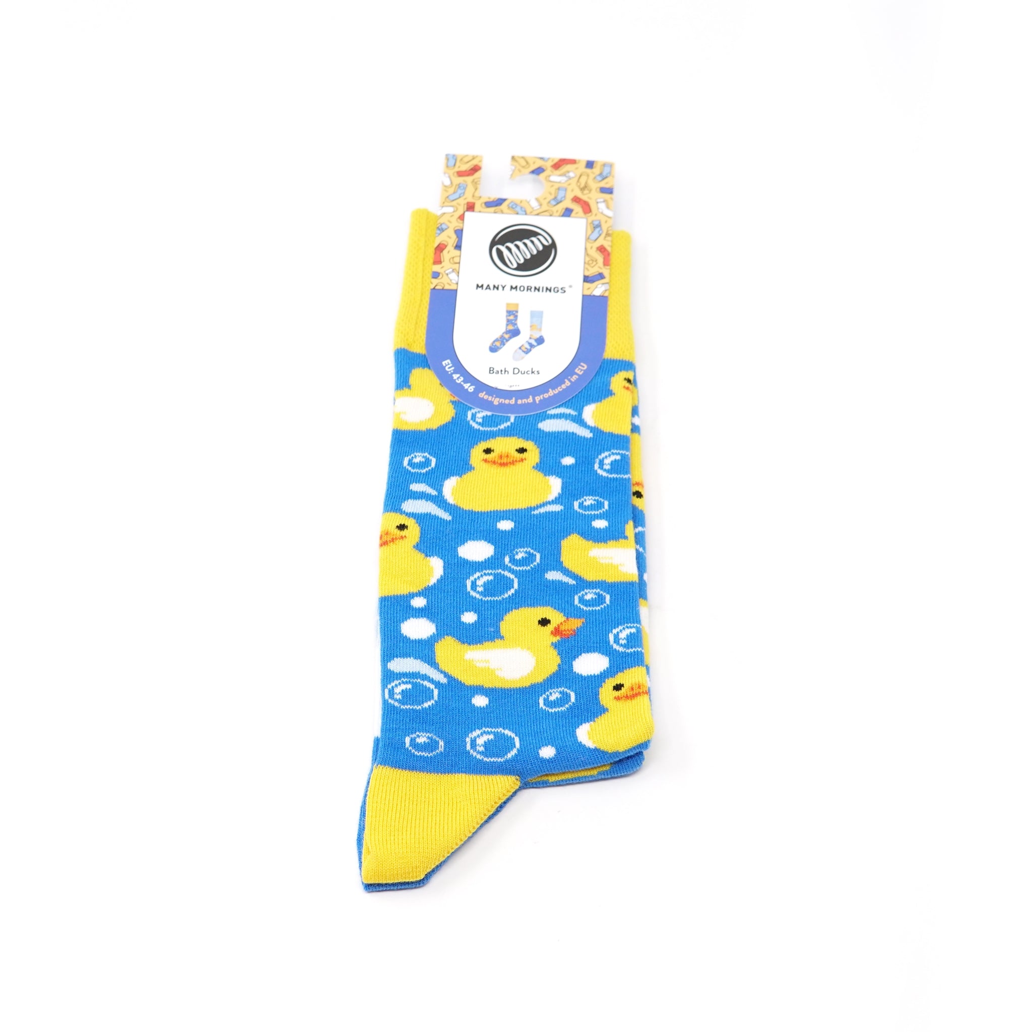 many mornings reguler socks / Bath Ducks / 【MANY MORNINGS_メニ―モーニングス】【ネコポス選択可能】