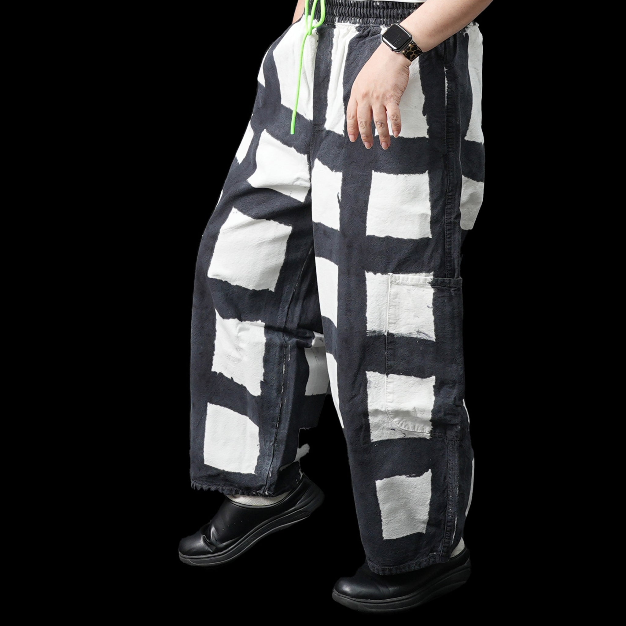 No:MC1-LICOCheck FW23 | Name:Chef Pant | Color:Licorice Check【MEALS CLOTHING_ミールズクロージング】