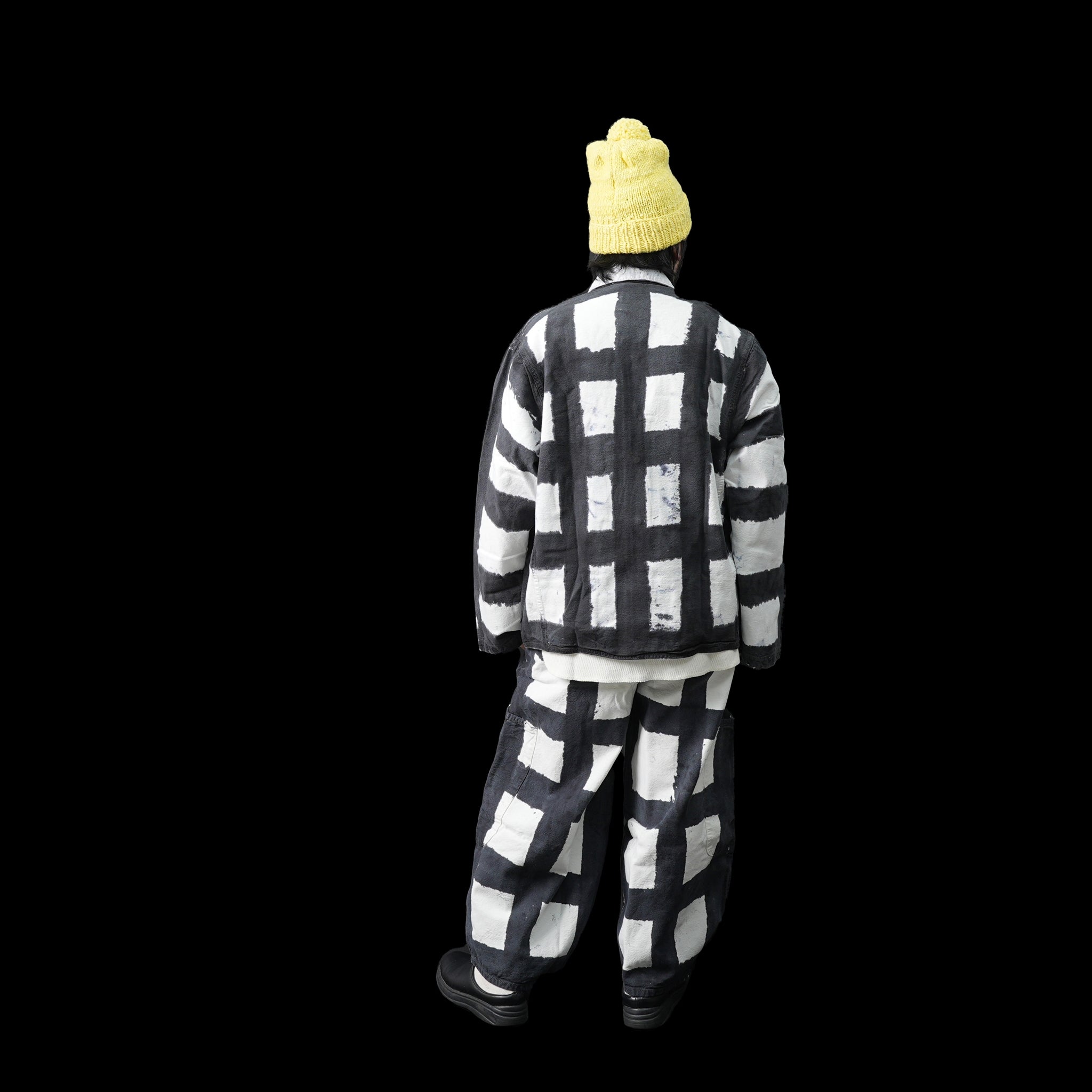 No:MC2-LICOCheck FW23 | Name:Forager Coat | Color: Licorice Check【MEALS CLOTHING_ミールズクロージング】