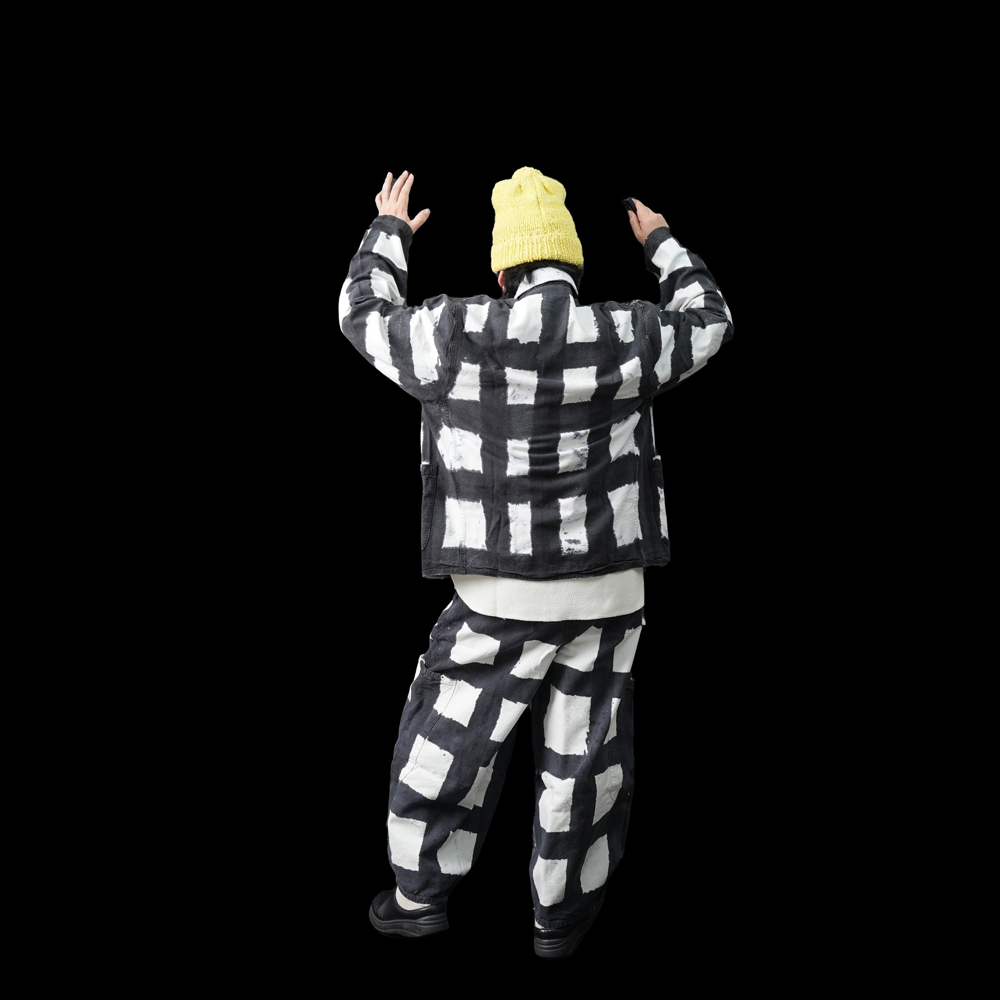 No:MC2-LICOCheck FW23 | Name:Forager Coat | Color: Licorice Check【MEALS CLOTHING_ミールズクロージング】