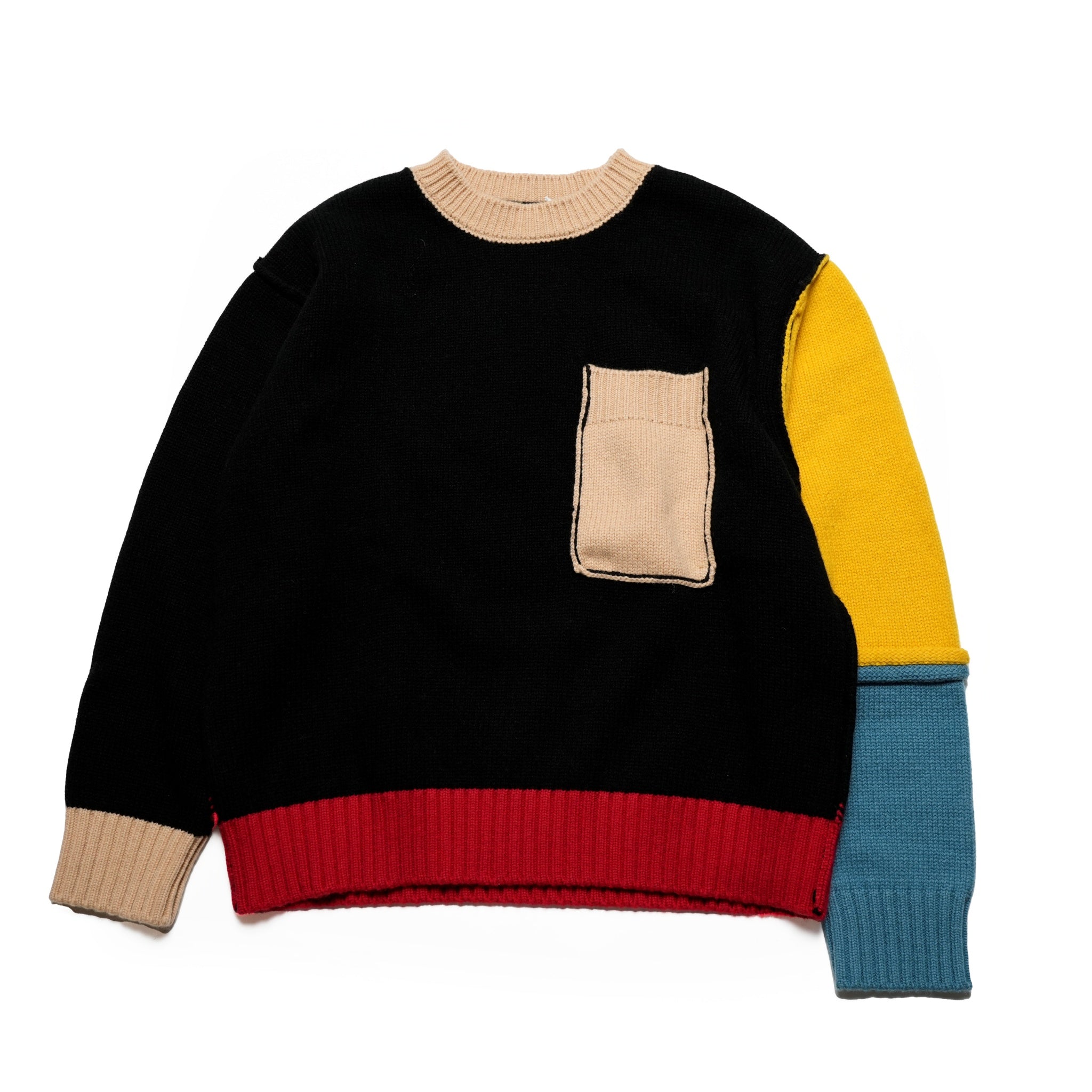 24#08-1030-0_Black | SIX-PATERN KNIT | Color:Black【MINAMI ANDERSON_ミナミアンダーソン】