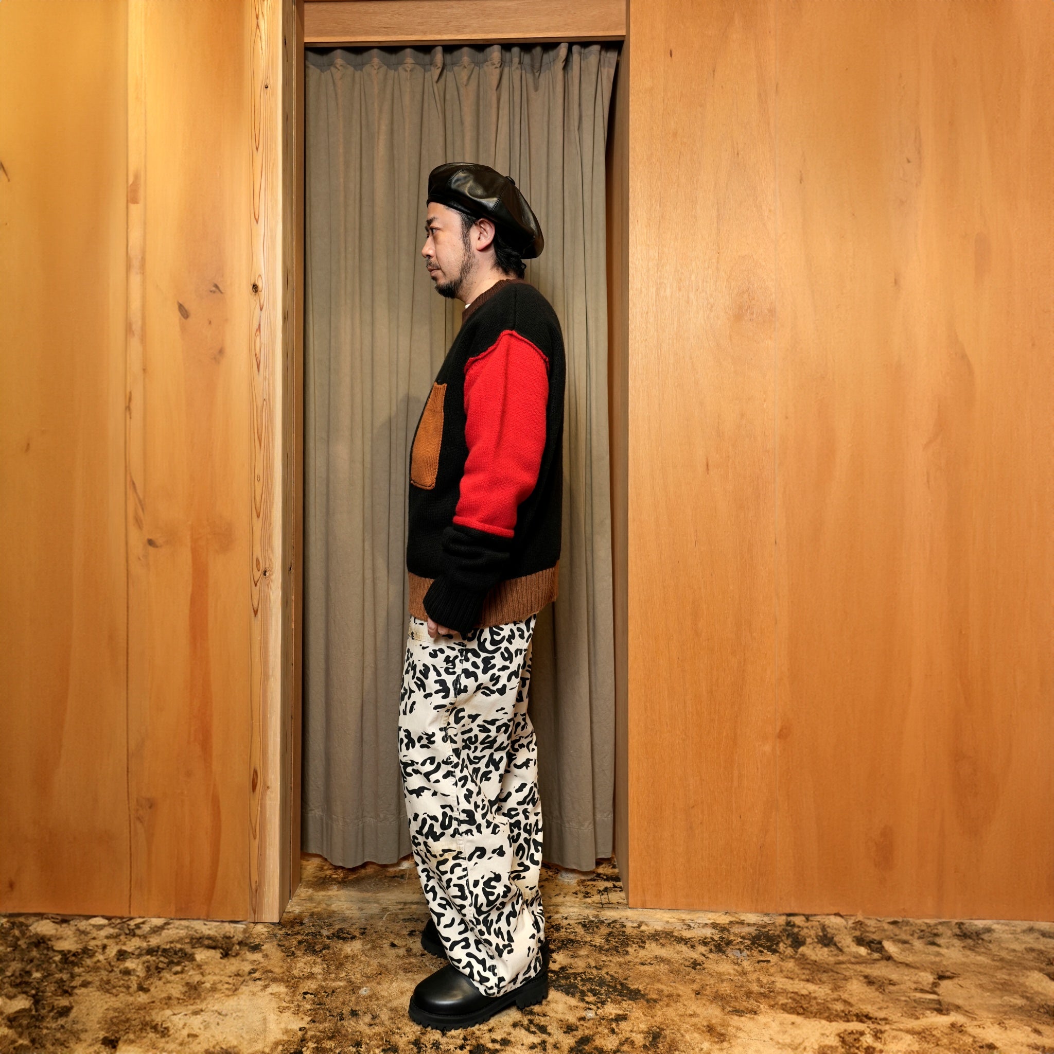 24#08-1030-0_Border | SIX-PATERN KNIT | Color:Border【MINAMI ANDERSON_ミナミアンダーソン】