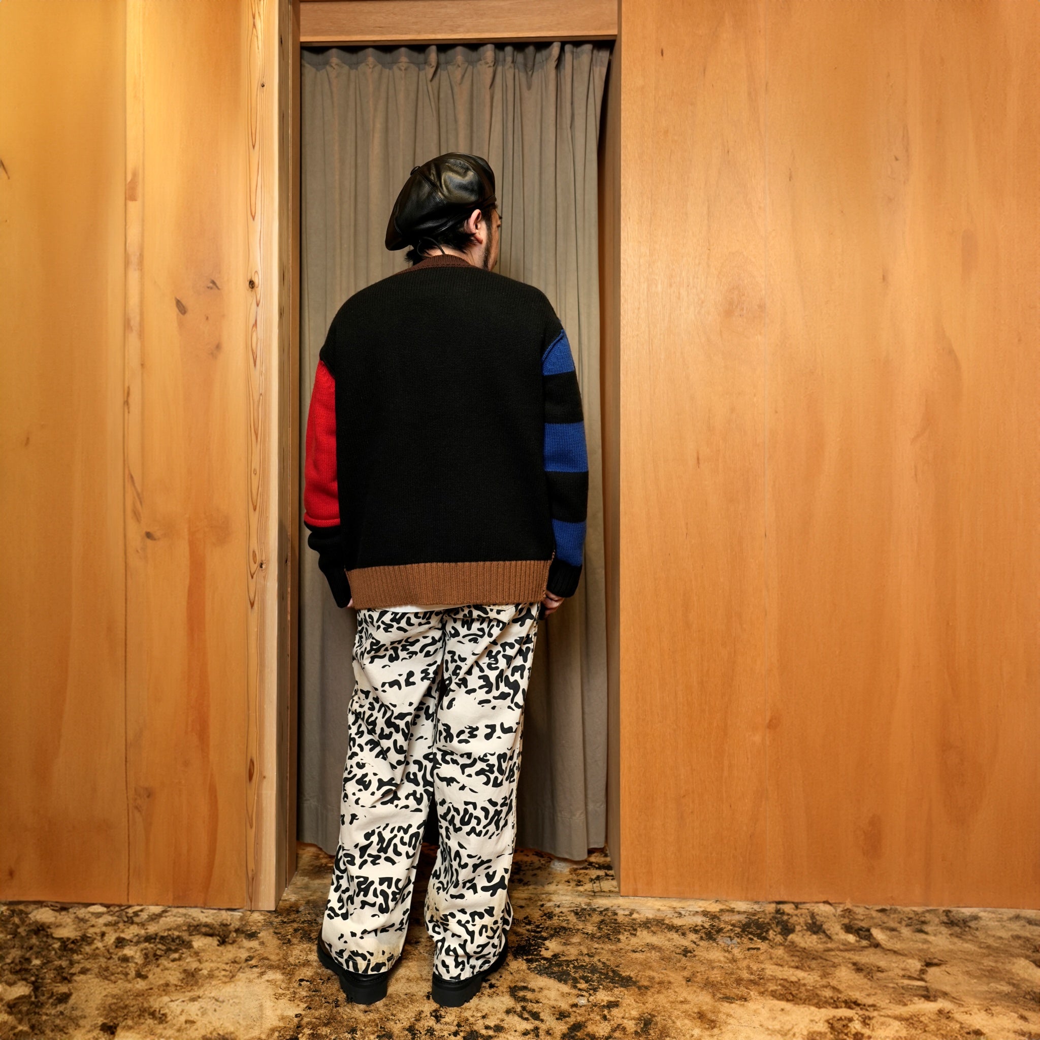 24#08-1030-0_Border | SIX-PATERN KNIT | Color:Border【MINAMI ANDERSON_ミナミアンダーソン】