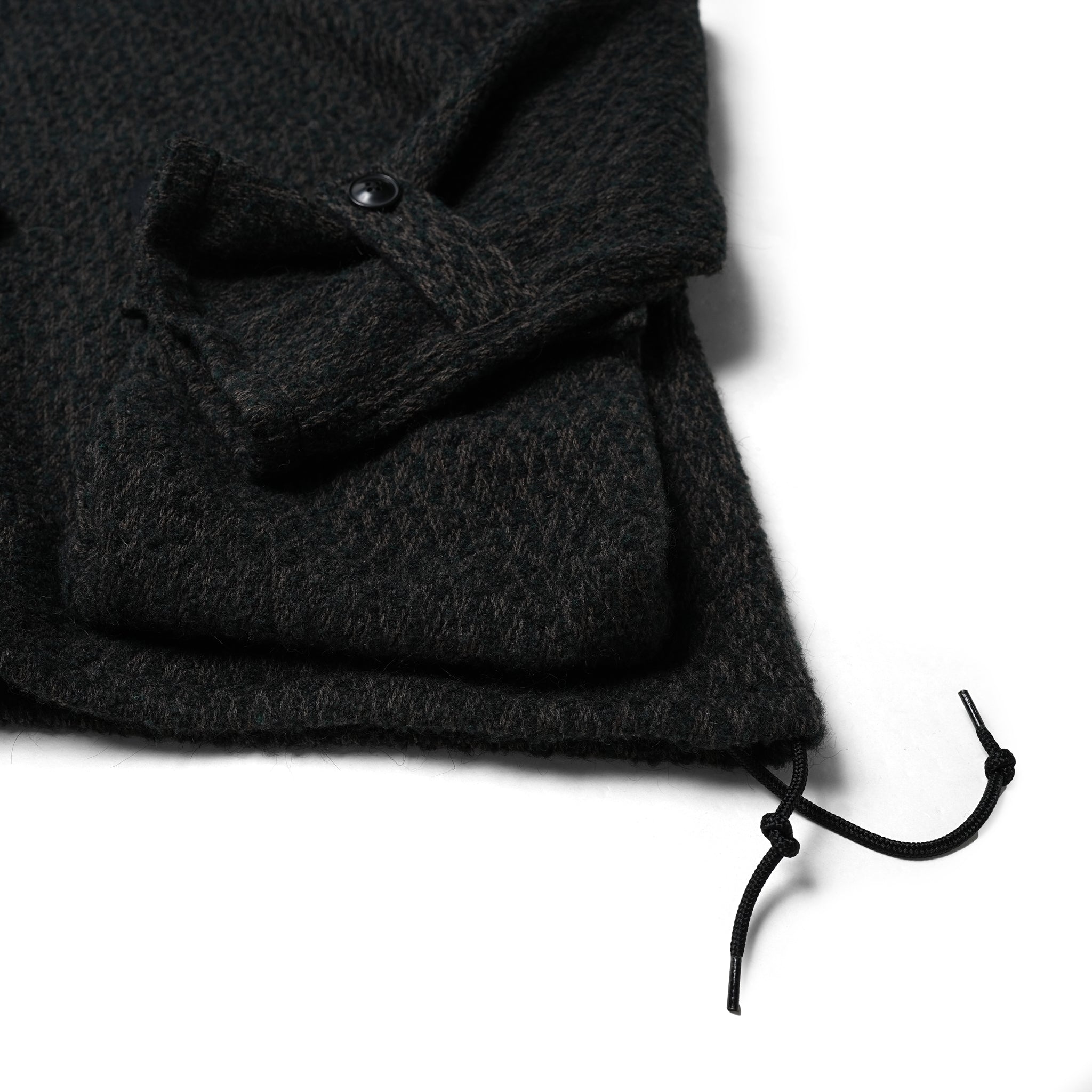 No:23#01-4030-0 | Name:ALPACA SWEDISH ARMY ANORAK | Color:Black【MINAMI ANDERSON_ミナミアンダーソン】