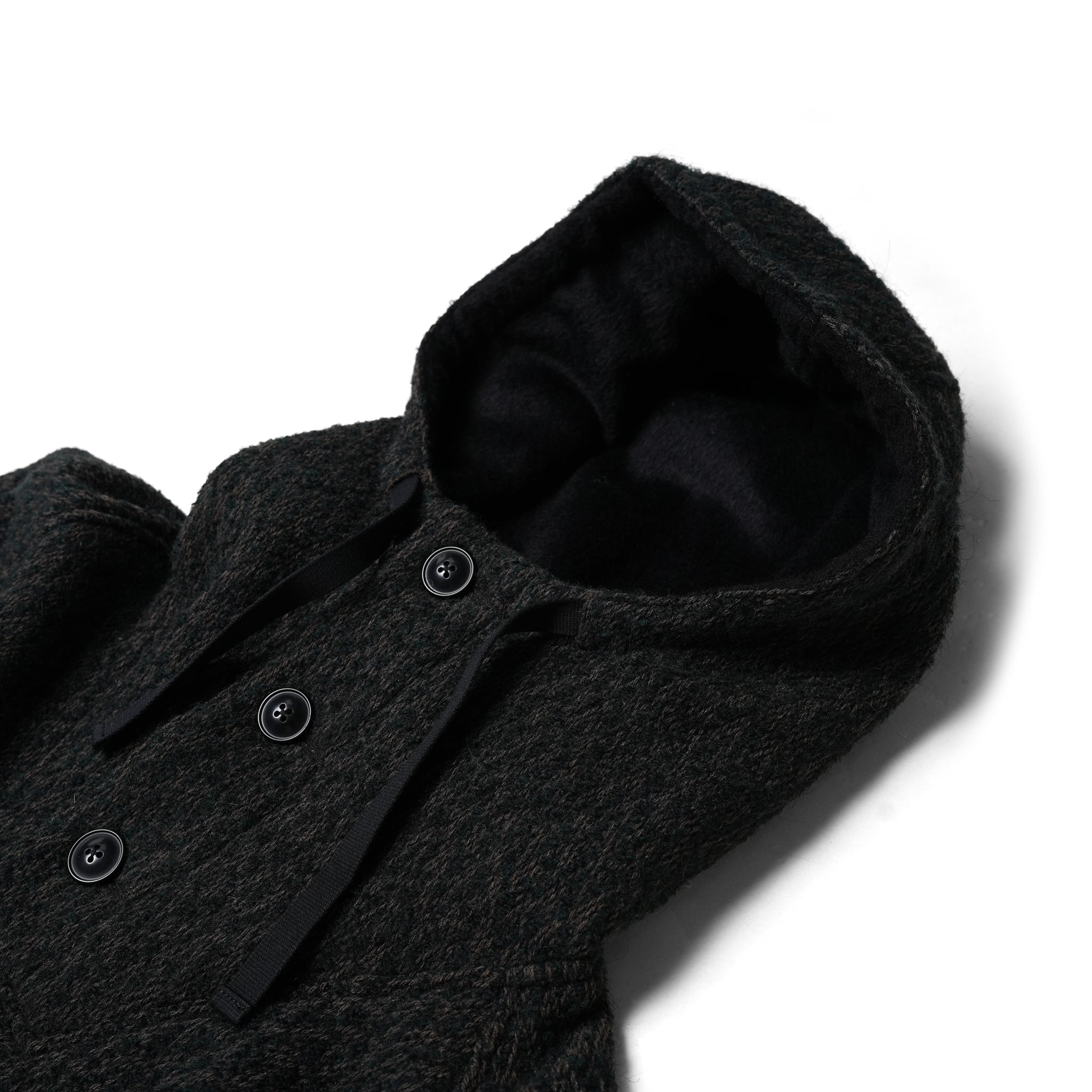 No:23#01-4030-0 | Name:ALPACA SWEDISH ARMY ANORAK | Color:Black【MINAMI ANDERSON_ミナミアンダーソン】