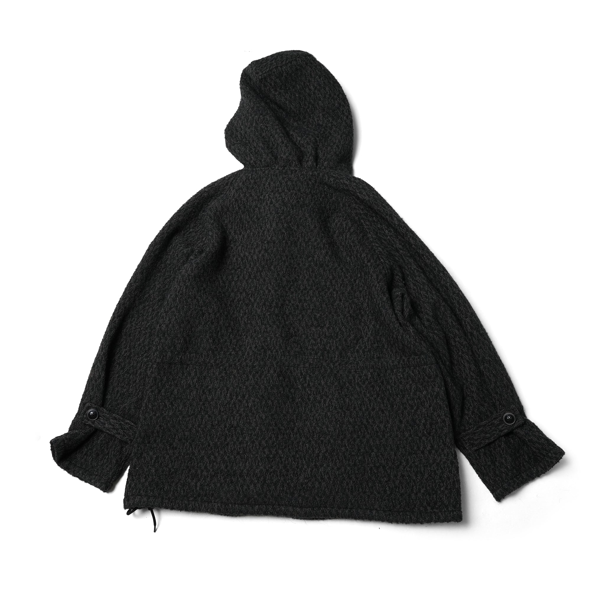 No:23#01-4030-0 | Name:ALPACA SWEDISH ARMY ANORAK | Color:Black【MINAMI ANDERSON_ミナミアンダーソン】