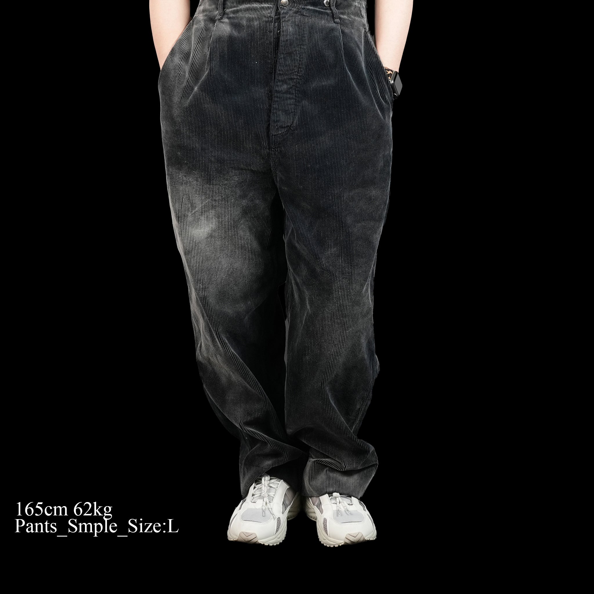 23#05-9030-0 | FRENCH ARMY CORDUROY-Vtg | Color:Black【MINAMI ANDERSON_ミナミアンダーソン】