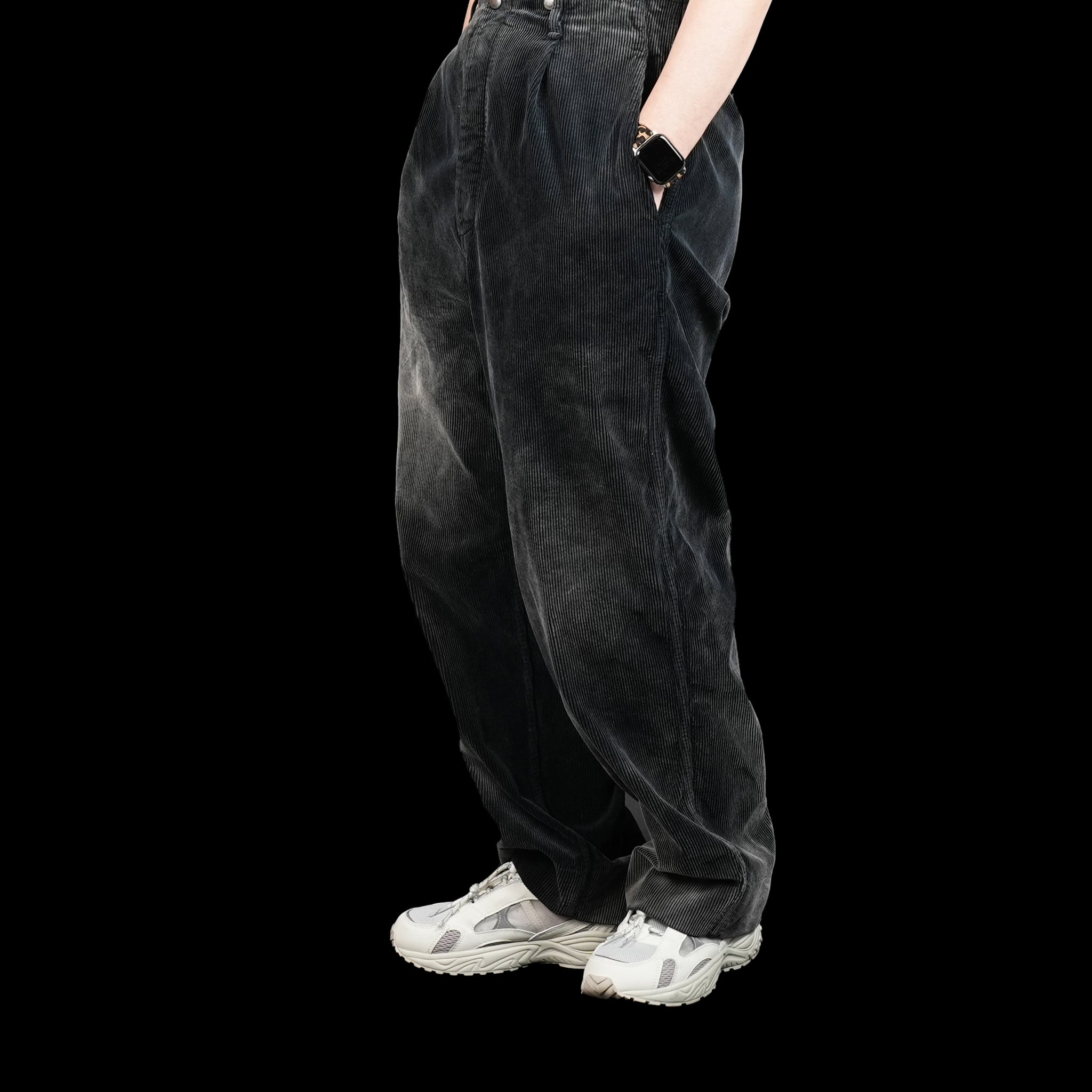 23#05-9030-0 | FRENCH ARMY CORDUROY-Vtg | Color:Black【MINAMI ANDERSON_ミナミアンダーソン】