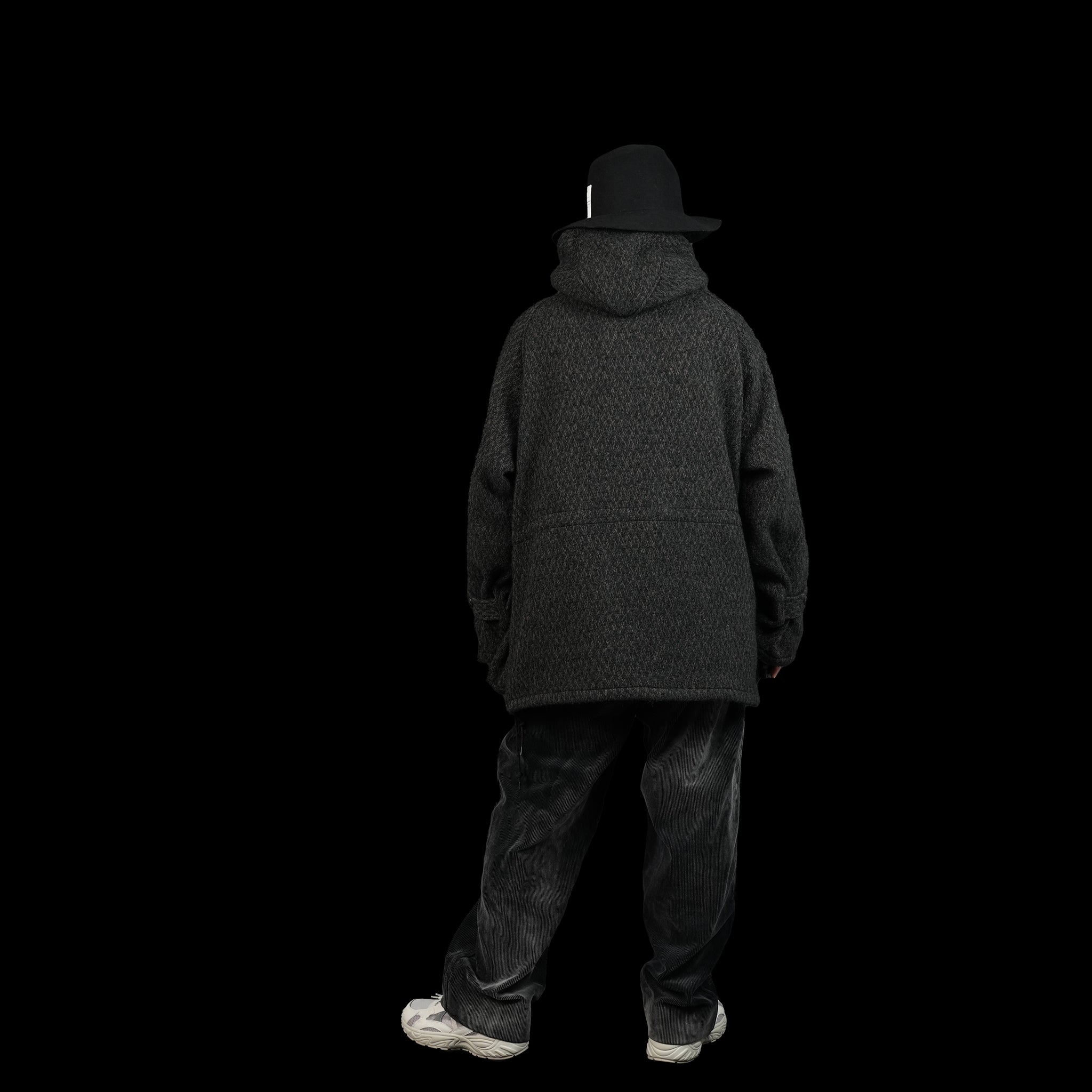 No:23#01-4030-0 | Name:ALPACA SWEDISH ARMY ANORAK | Color:Black【MINAMI ANDERSON_ミナミアンダーソン】