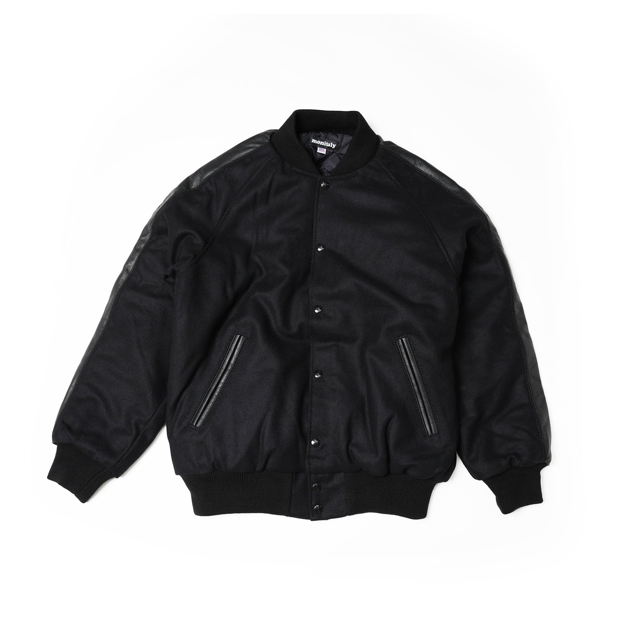 No:M32827-1 | Name:Club Jacket | Color:Wool #60 Black【MONITALY_ 