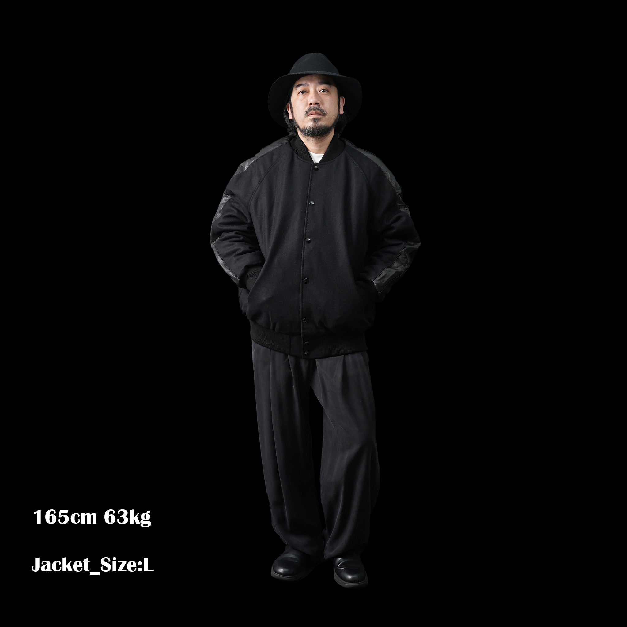 No:M32827-1 | Name:Club Jacket | Color:Wool #60 Black【MONITALY_モニタリー】