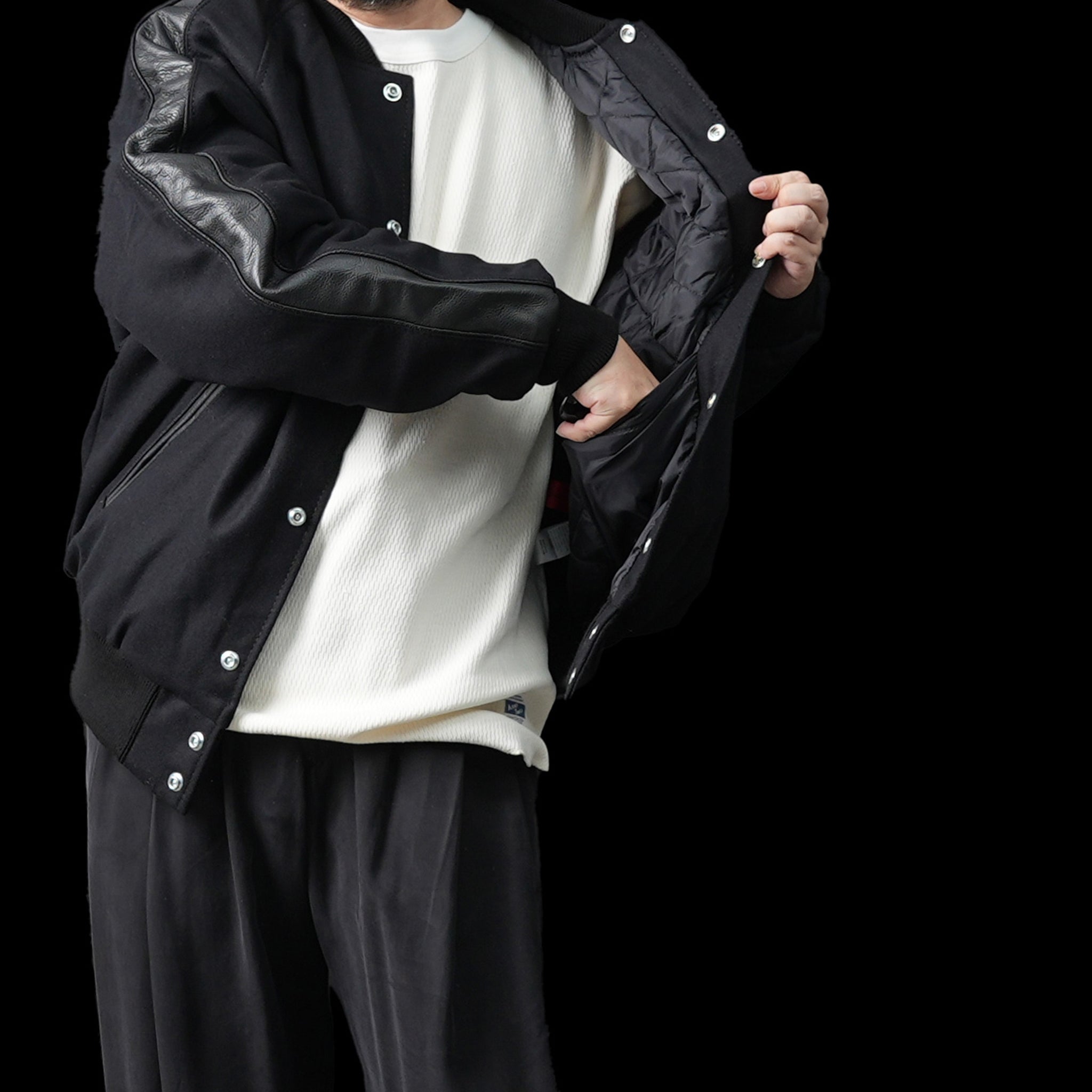 No:M32827-1 | Name:Club Jacket | Color:Wool #60 Black【MONITALY_モニタリー】【archive】