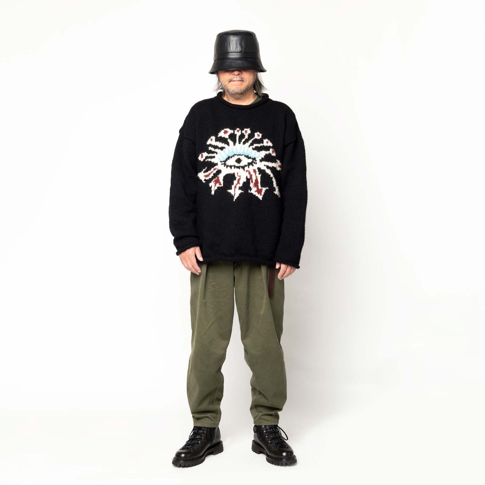 No:MK01-01 | Name:EYE Pullover | Color:Black【MONITALY_モニタリー】