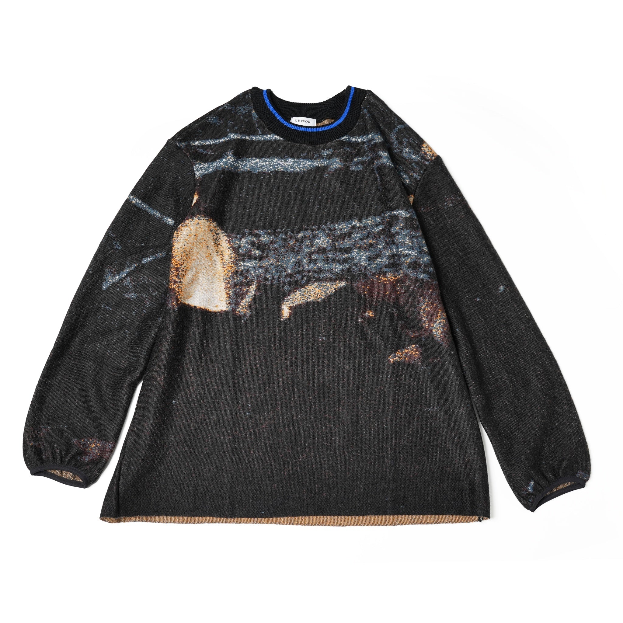 No:NV23AW-10 | Name:Road Movies Knit Sweater | Color:Black【NEYVOR